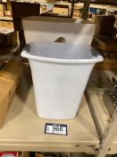 Lot of (1) Asst. Waste Bin and (1) Plastic Bin