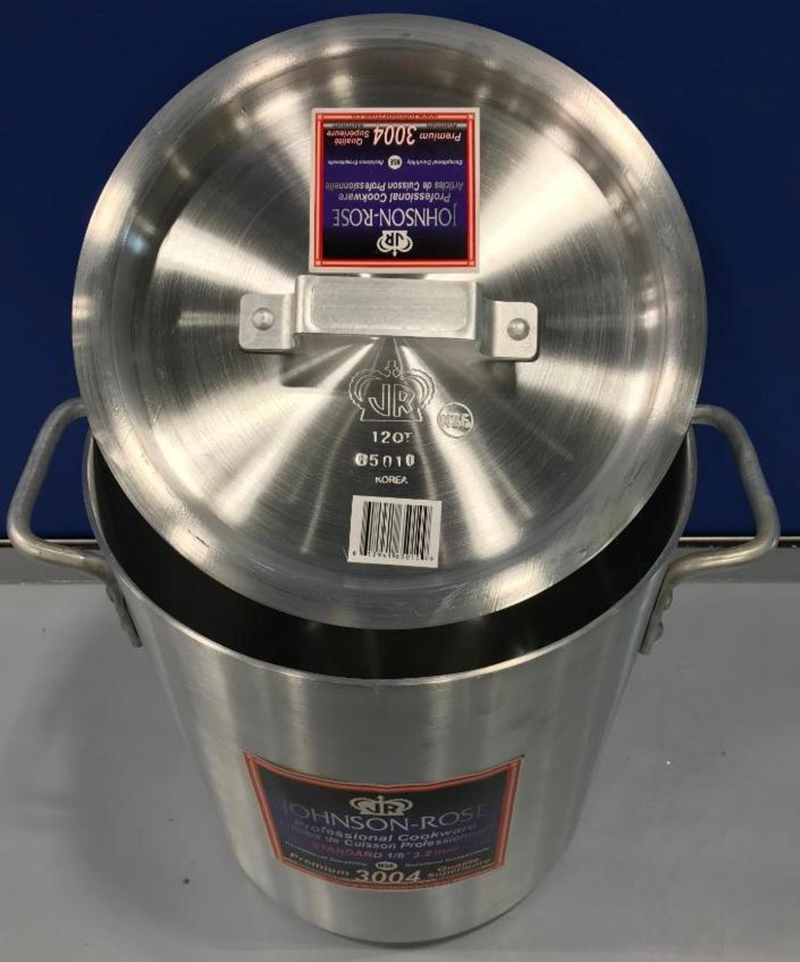 16QT PREMIUM ALUMINUM STOCK POT WITH COVER, JOHNSON ROSE 65516 - NEW - Image 2 of 3