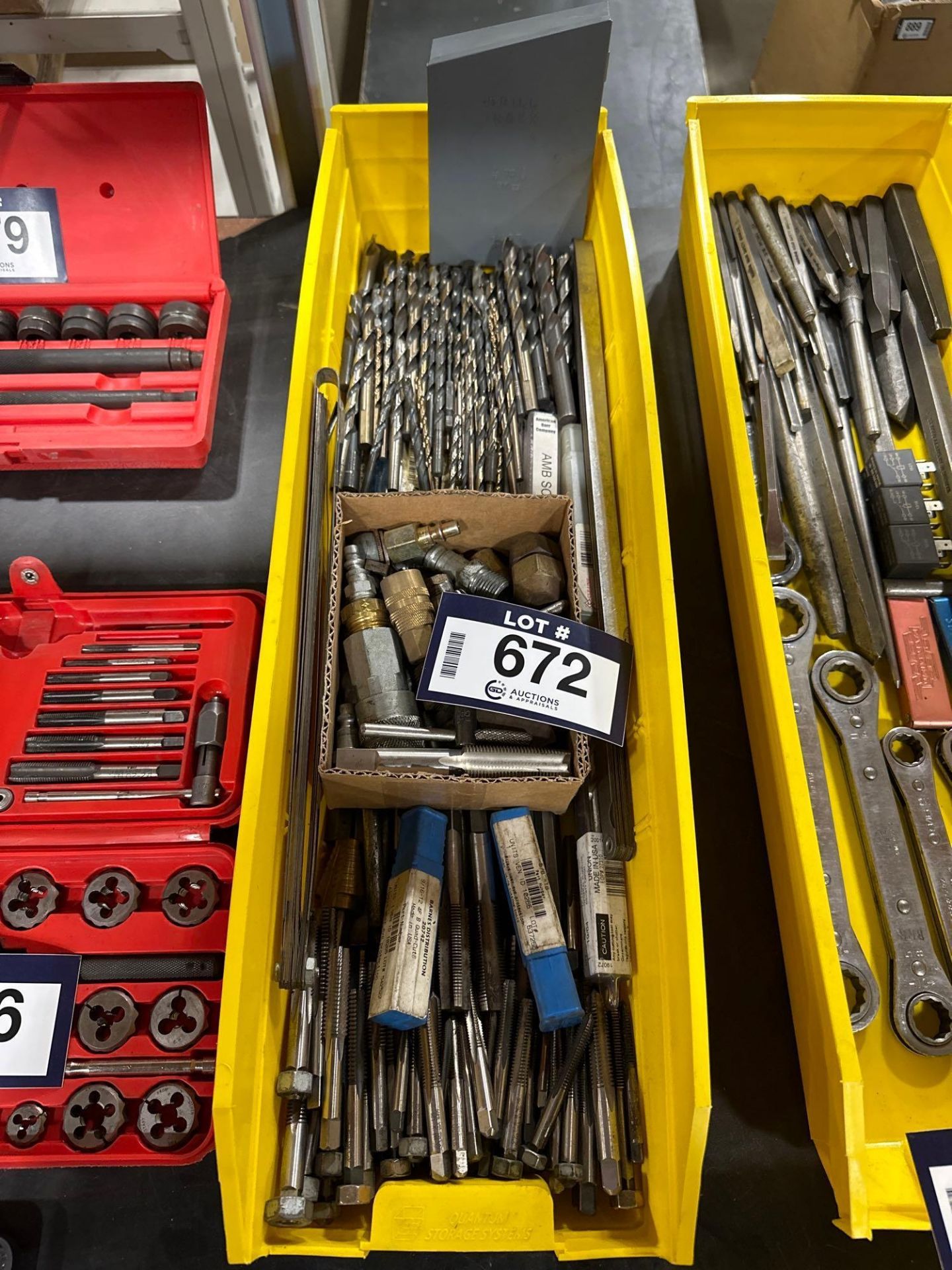 Lot of Asst. Drill Bits, Taps, etc.