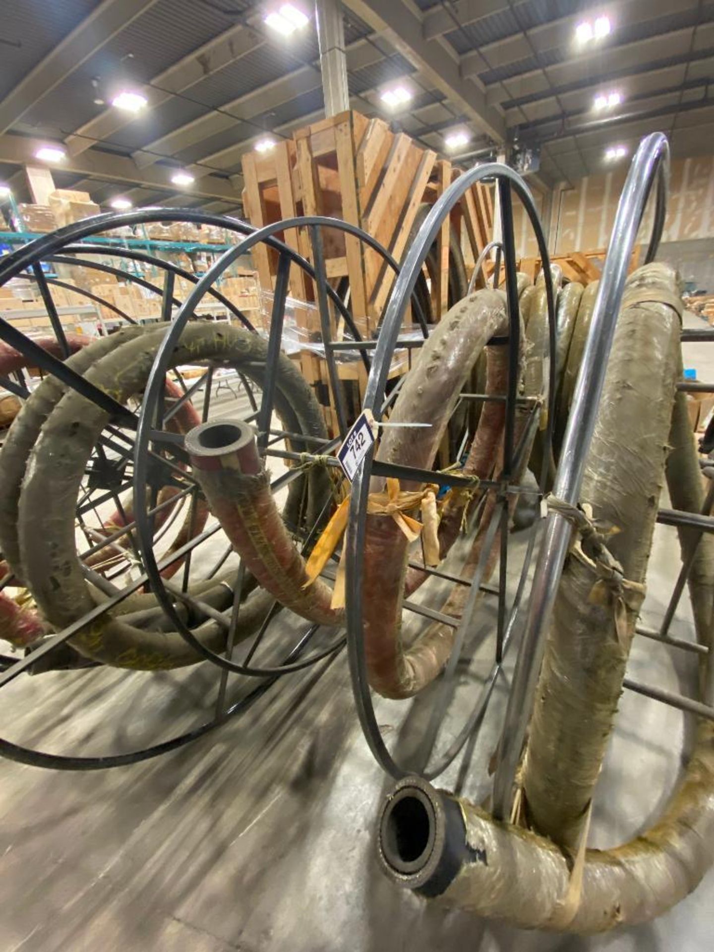 Steel Spool w/ Asst. Powerflex Hose, 5,000PSI Max. - Image 2 of 4