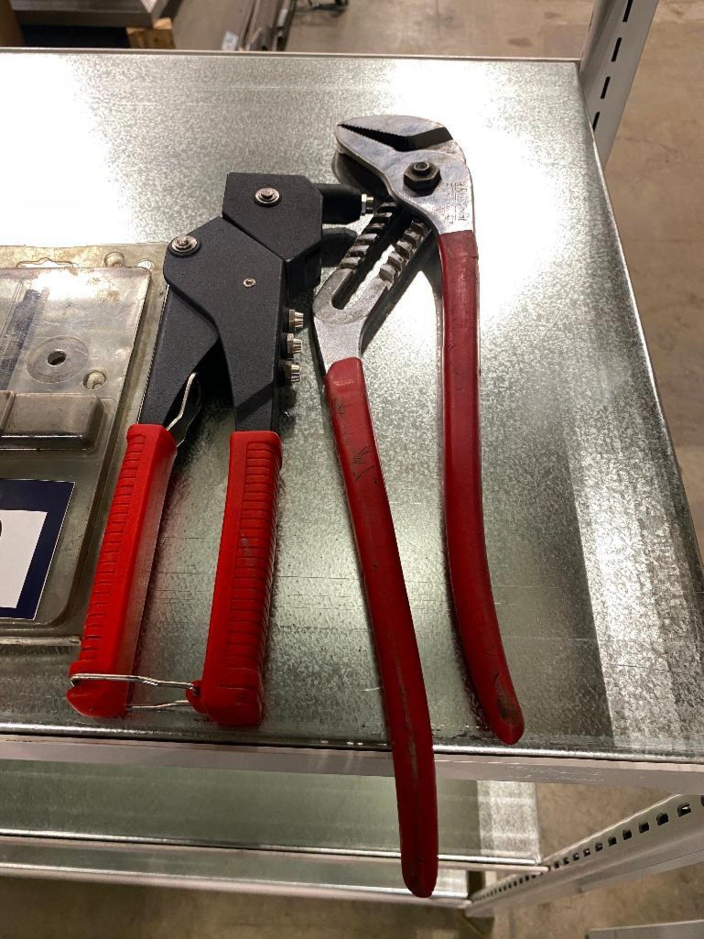 Lot of Wheel Puller, Riveting Tool and Slip Joint Pliers - Image 3 of 3