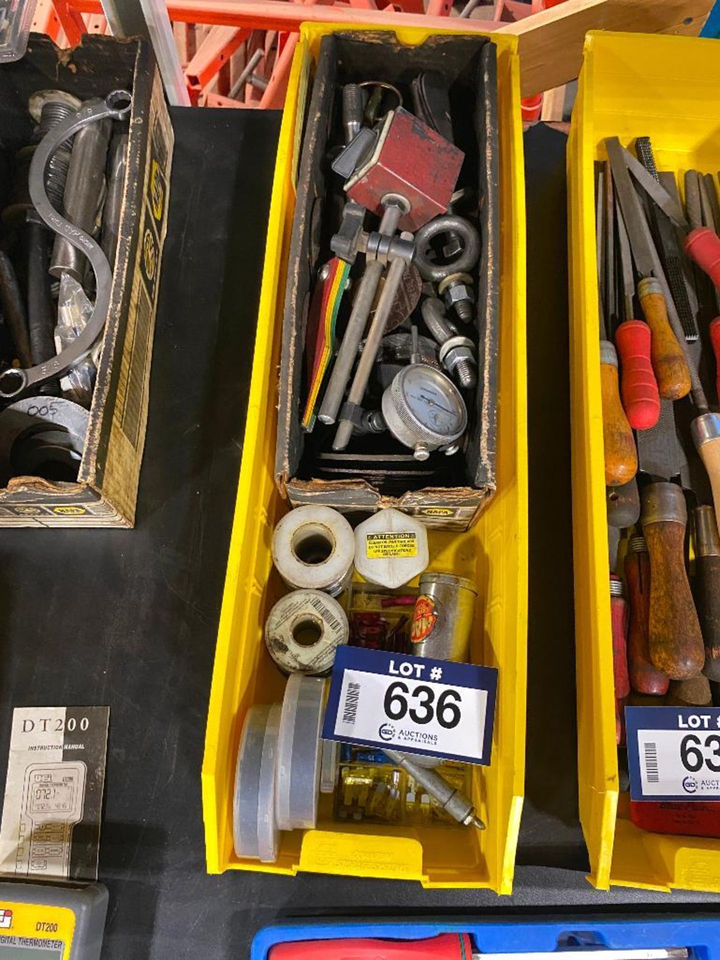 Lot of Asst. Fuses, Electrical Tape, Gauges, Eye Bolts, etc. - Image 2 of 3