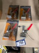 Lot of (4) 750lb. Horizontal Toggle Clamp