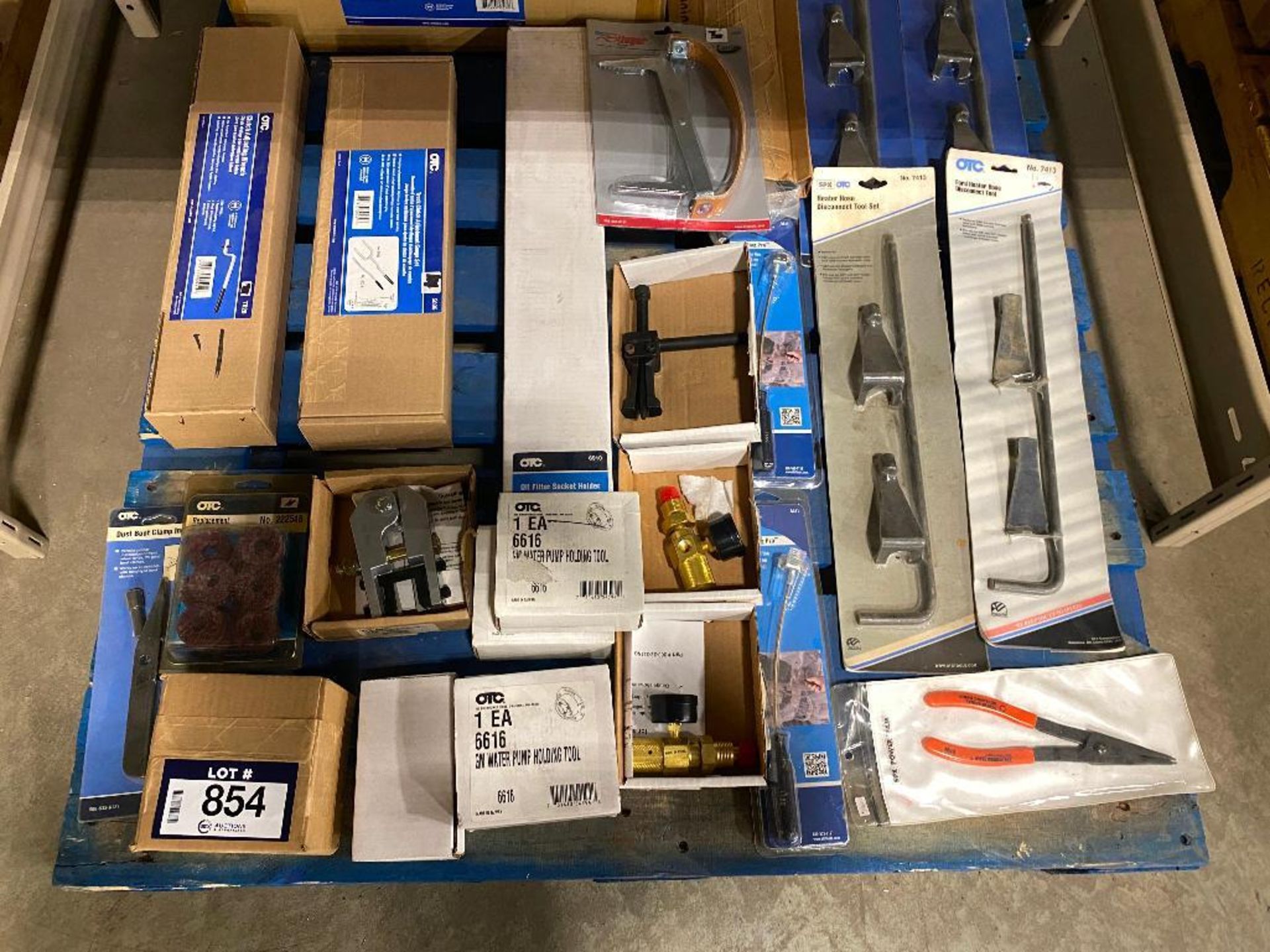 Pallet of Asst. OTC Parts including Clutch Gauge Set, Clutch Adjusting Wrench, etc. - Image 2 of 3