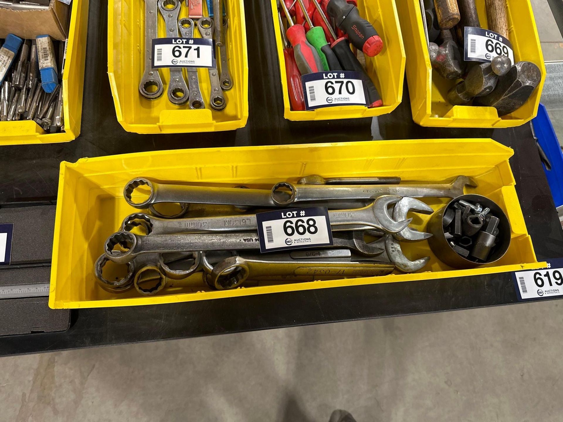 Lot of Asst. Combination Wrenches, etc. - Image 2 of 2