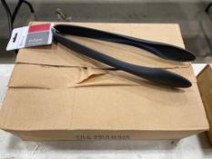 CASE OF 12" HIGH HEAT SERVING TONGS, BROWNE 57476202 - LOT OF 12 - NEW