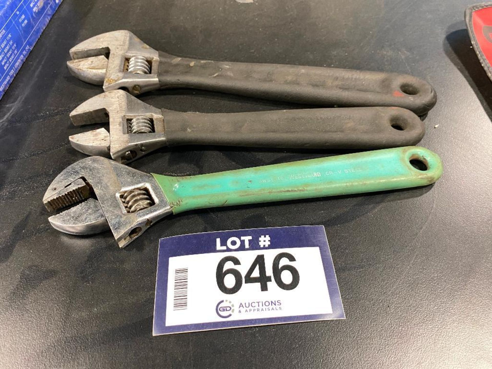 Lot of (3) Asst. Crescent Wrenches - Image 2 of 3