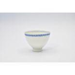 A CHINESE BLUE AND WHITE PORCELAIN ‘EGGSHELL’ WINE CUP, QING DYNASTY, KANGXI PERIOD, 1662 – 1722