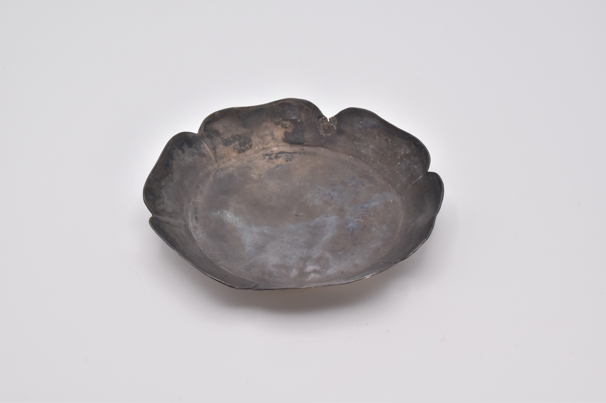 A CHINESE SILVER ‘LOTUS’ DISH, SONG DYNASTY, 960 - 1279