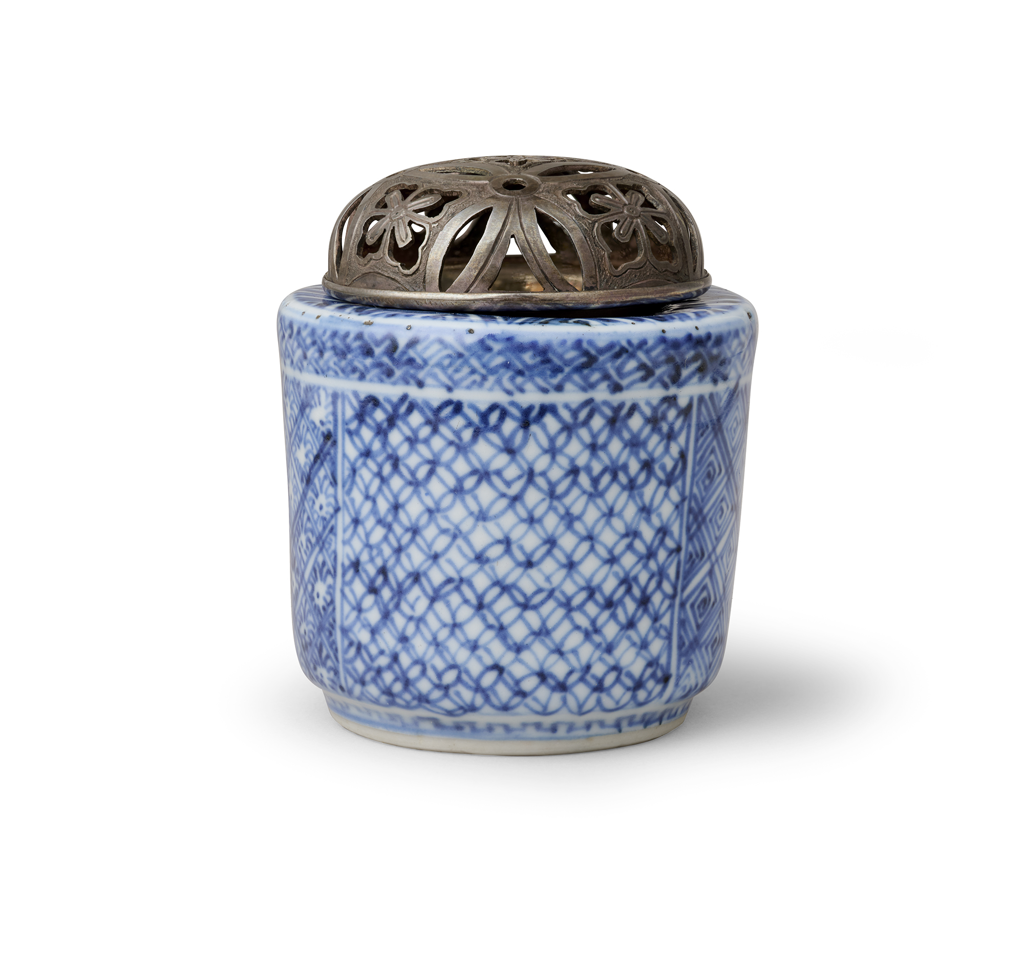 A CHINESE BLUE AND WHITE PORCELAIN INCENSE BURNER, KORO, TIANQI PERIOD, 1621 – 1627