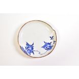 A CHINESE BLUE AND WHITE 'PEACH' DISH, TIANQI PERIOD, 1621 - 1627