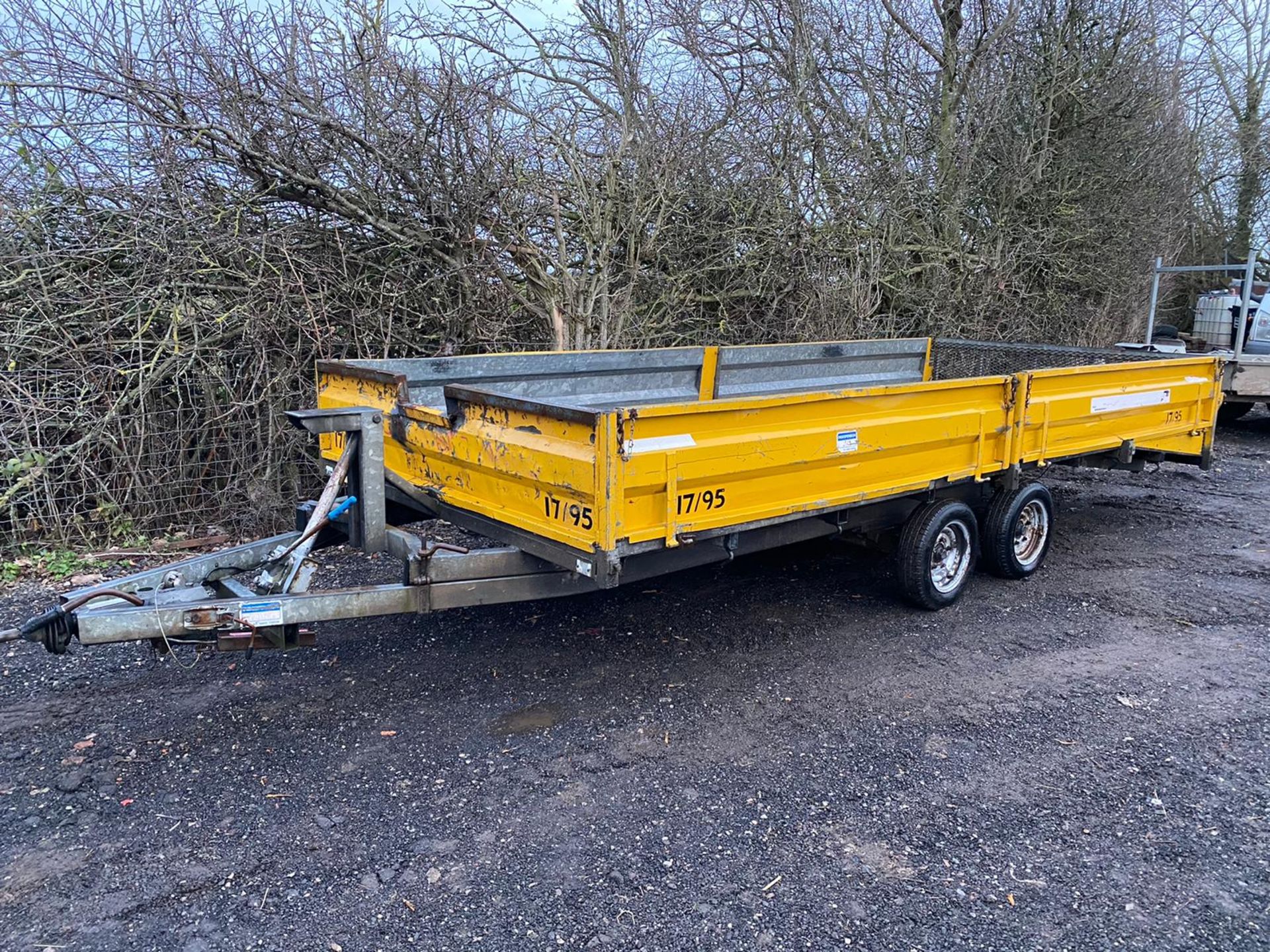 INDESPENSION TILT BED TRAILER.LOCATION NORTH YORKSHIRE - Image 3 of 6