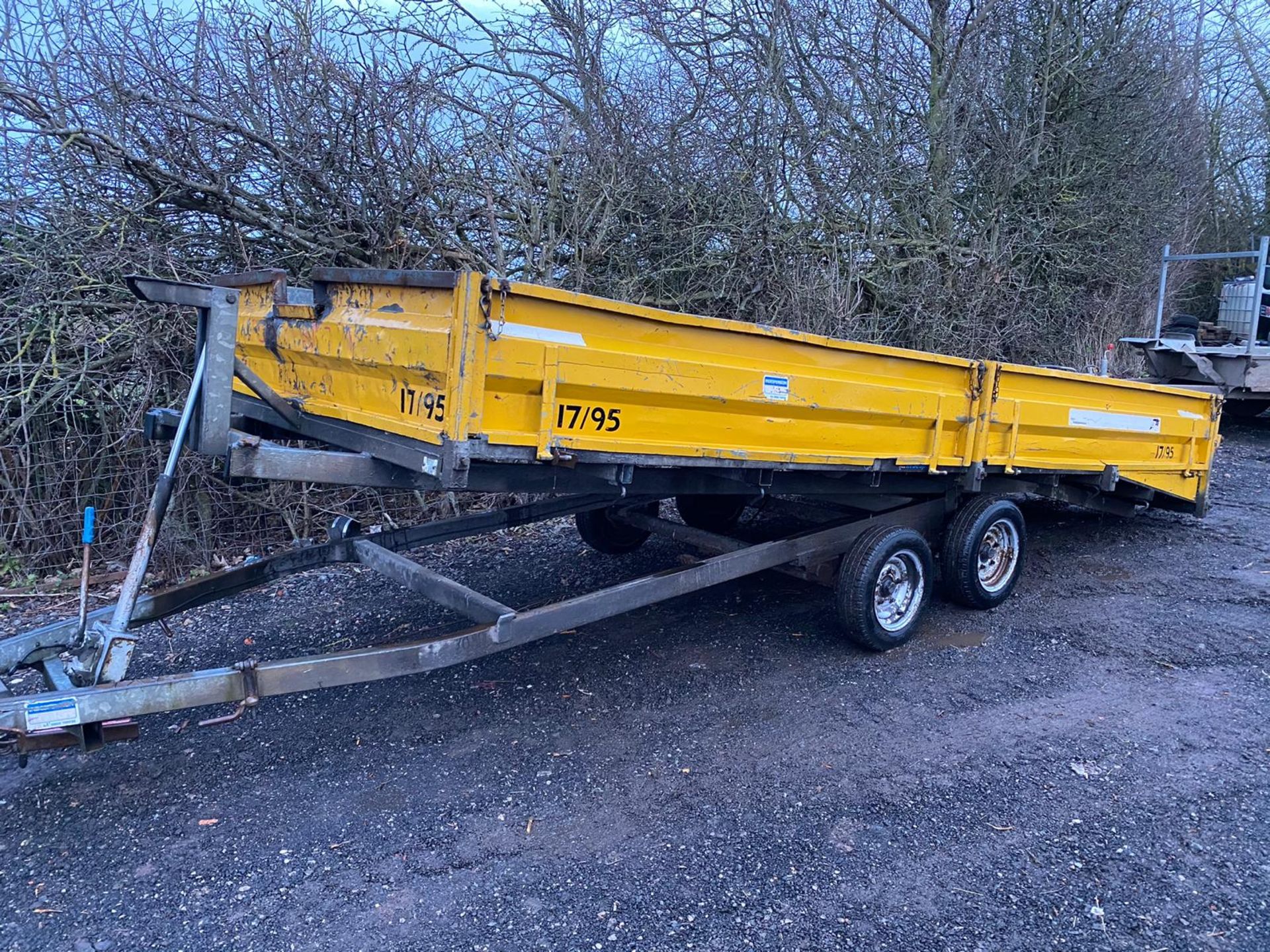 INDESPENSION TILT BED TRAILER.LOCATION NORTH YORKSHIRE - Image 2 of 6