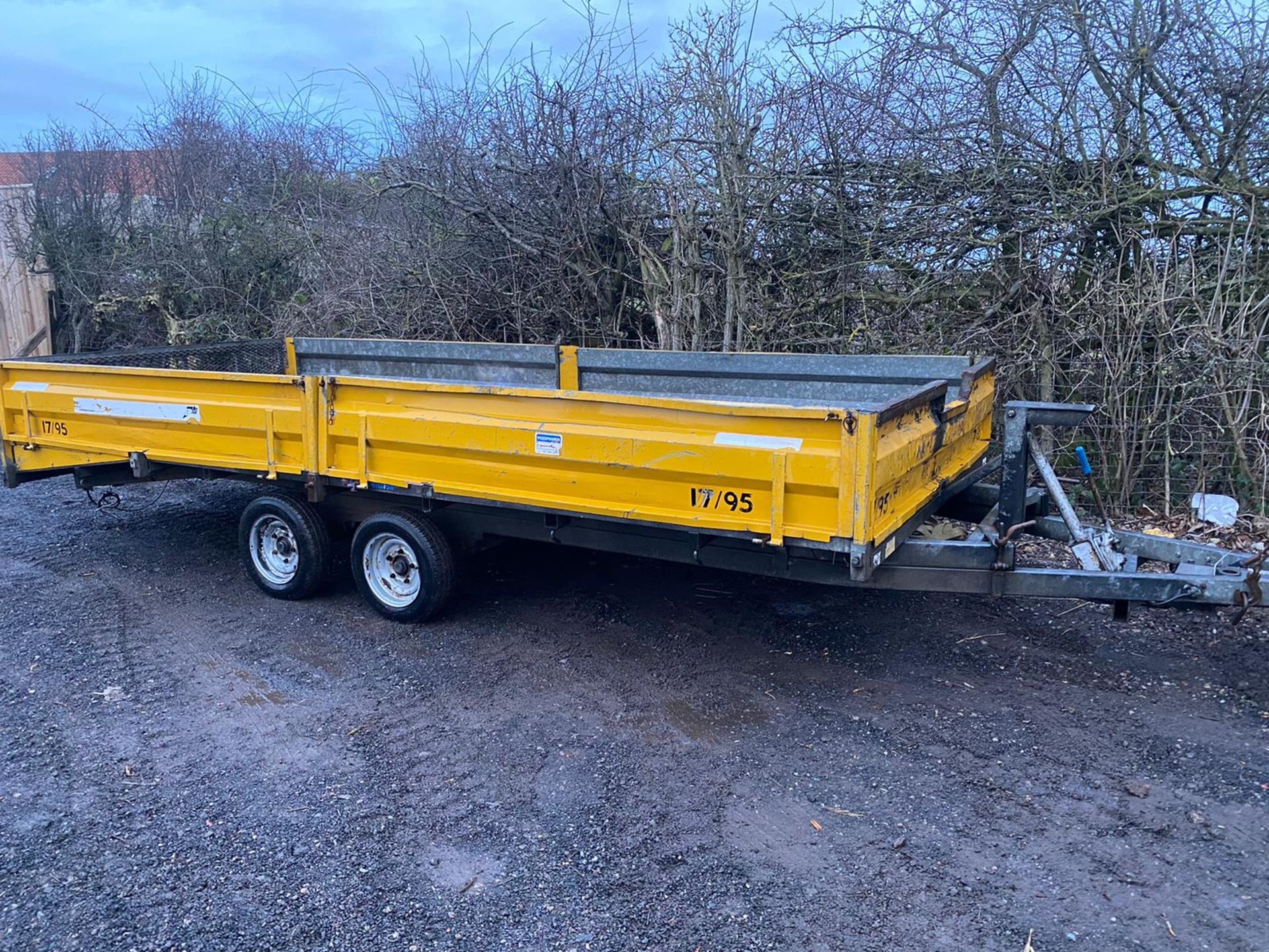 INDESPENSION TILT BED TRAILER.LOCATION NORTH YORKSHIRE