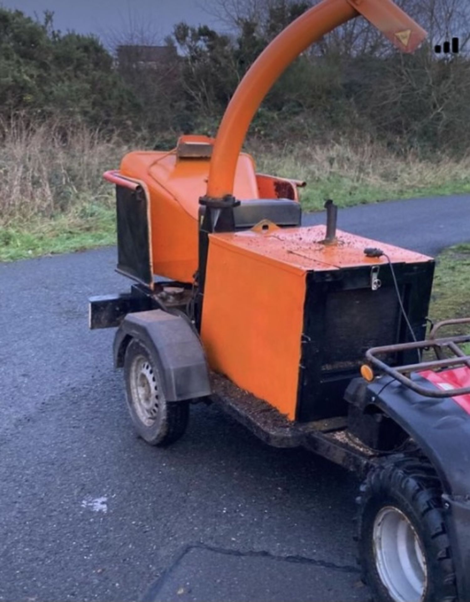 TIMBERWOLF DIESEL WOOD CHIPPER TW 150 DHB LOCATION NORTHERN IRELAND.