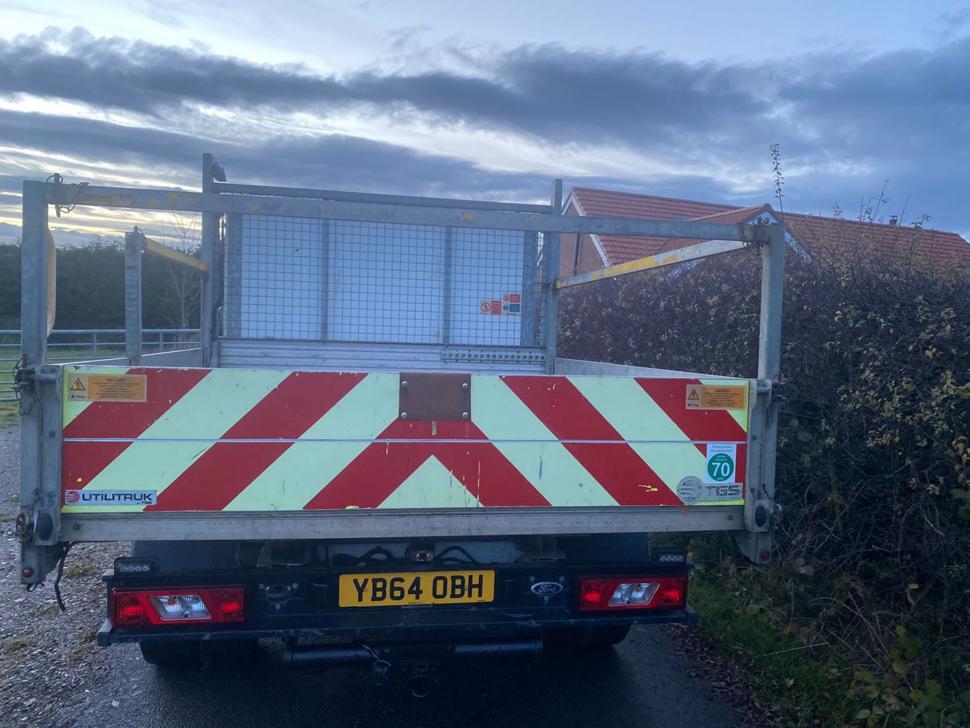 2014 FORD TRANSIT TIPPER.LOCATION NORTH YORKSHIRE. - Image 7 of 10