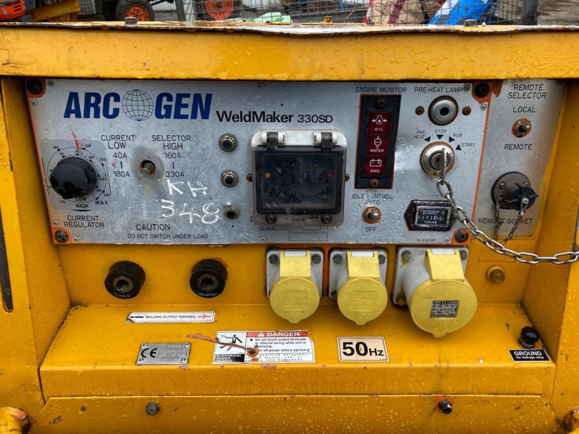 ARC GEN WELDER GENERATOR.TOW BEHIND.LOCATION NORTHERN IRELAND. - Image 2 of 5