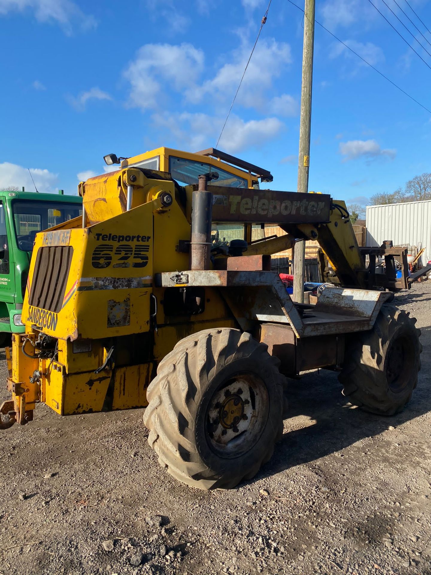 SANDERSON 625 POWERSHIFT TELEHANDLER LOCATION NORTH YORKSHIRE. - Image 8 of 9