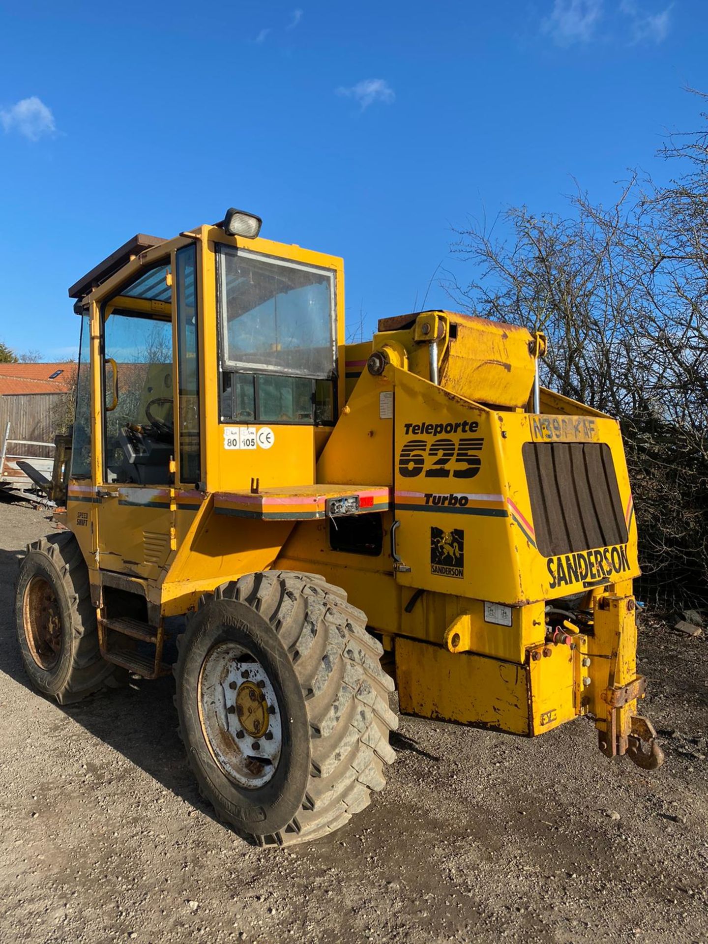 SANDERSON 625 POWERSHIFT TELEHANDLER LOCATION NORTH YORKSHIRE. - Image 3 of 9