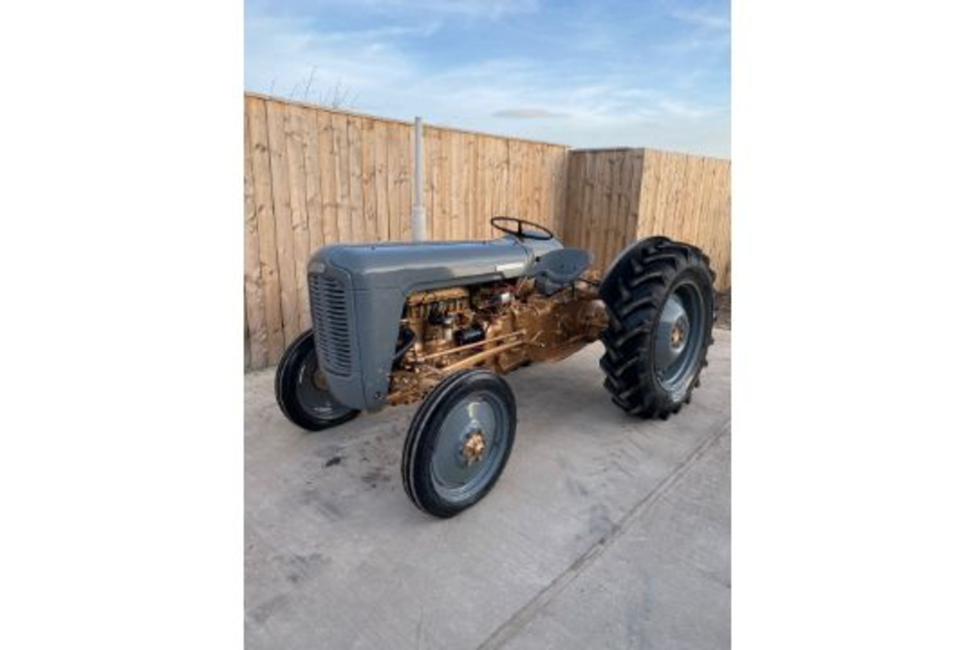 FERGUSON GOLD BELLY VINTAGE TRACTOR