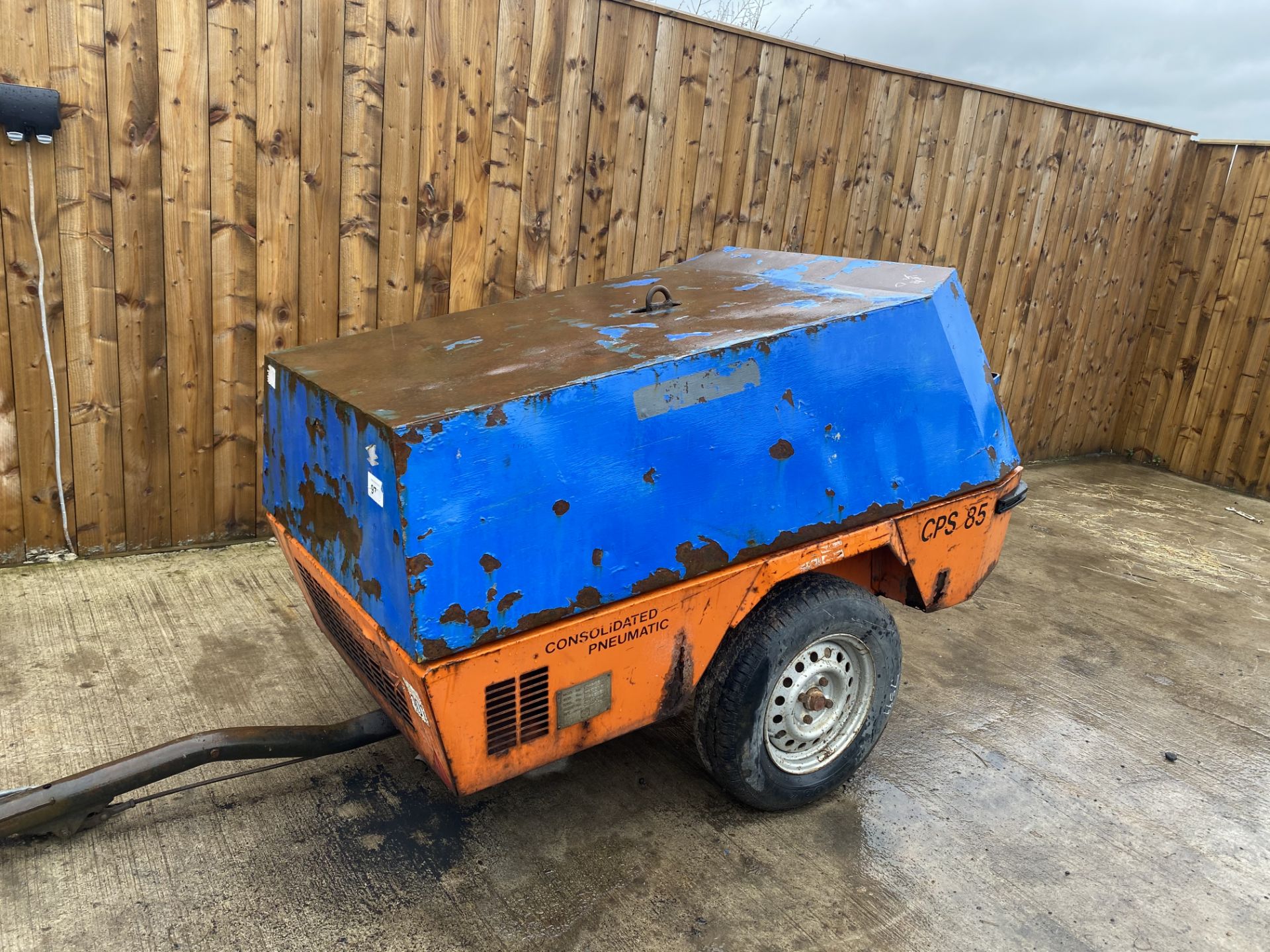 CHIGACO PNEUMATIC DIESEL COMPRESSOR. LOCATION NORTH YORKSHIRE.