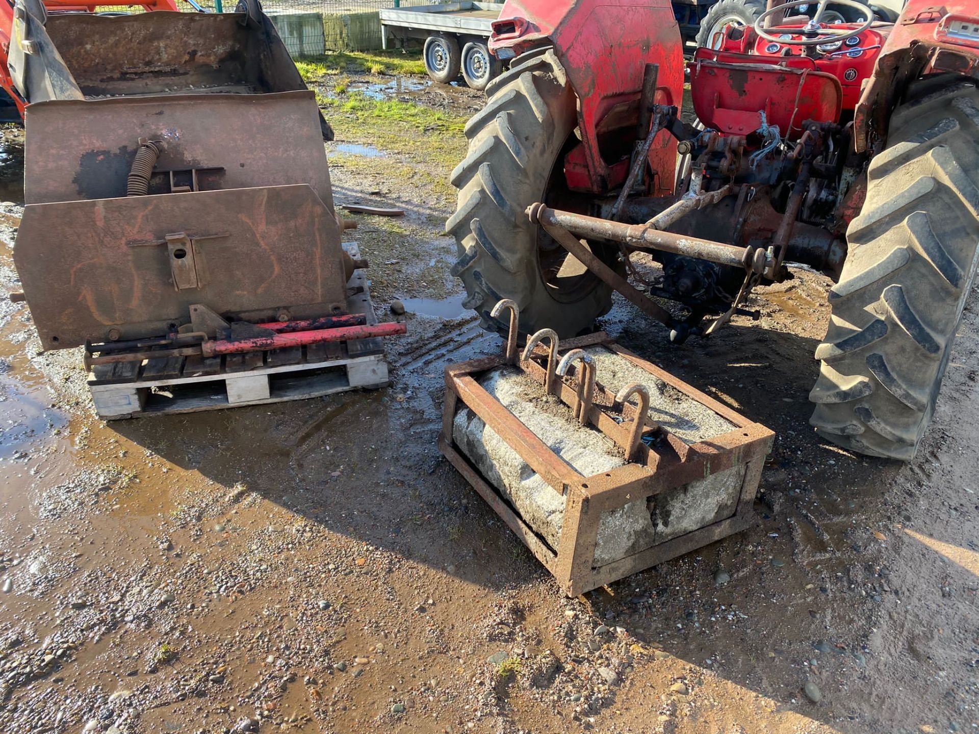 MASSEY FERGUSON 135 LOADER TRACTOR LOCATION NORTHERN IRELAND - Image 4 of 6