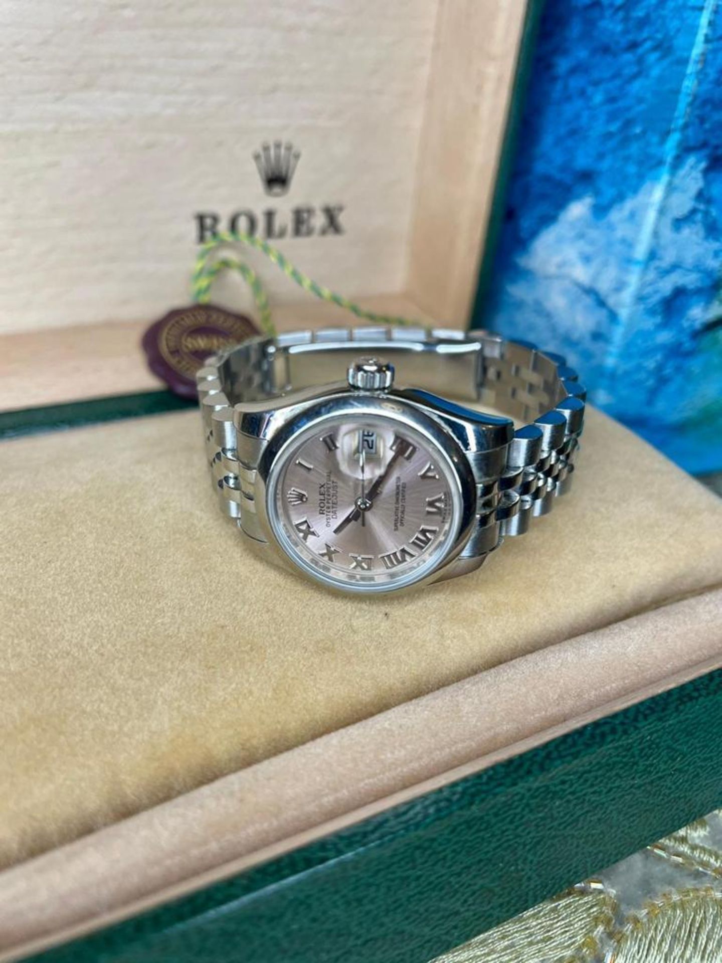 ROLEX DATEJUST MODEL 179160 26MM LADIES WATCH - Image 3 of 5