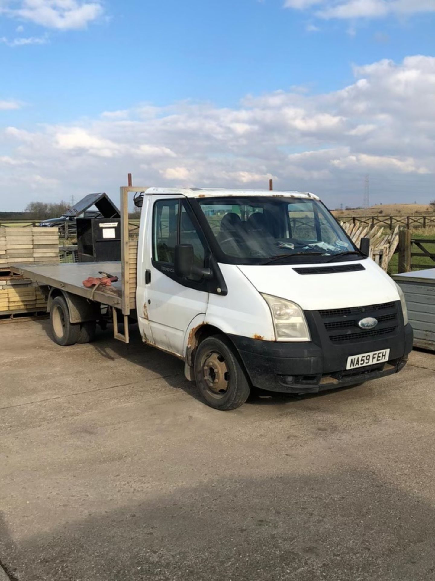 2009 FORD TRANSIT 100 T350M RWD TWIN WHEEL TRUCK PICK UP *LOCATION NORTH YORKSHIRE* - Image 2 of 2