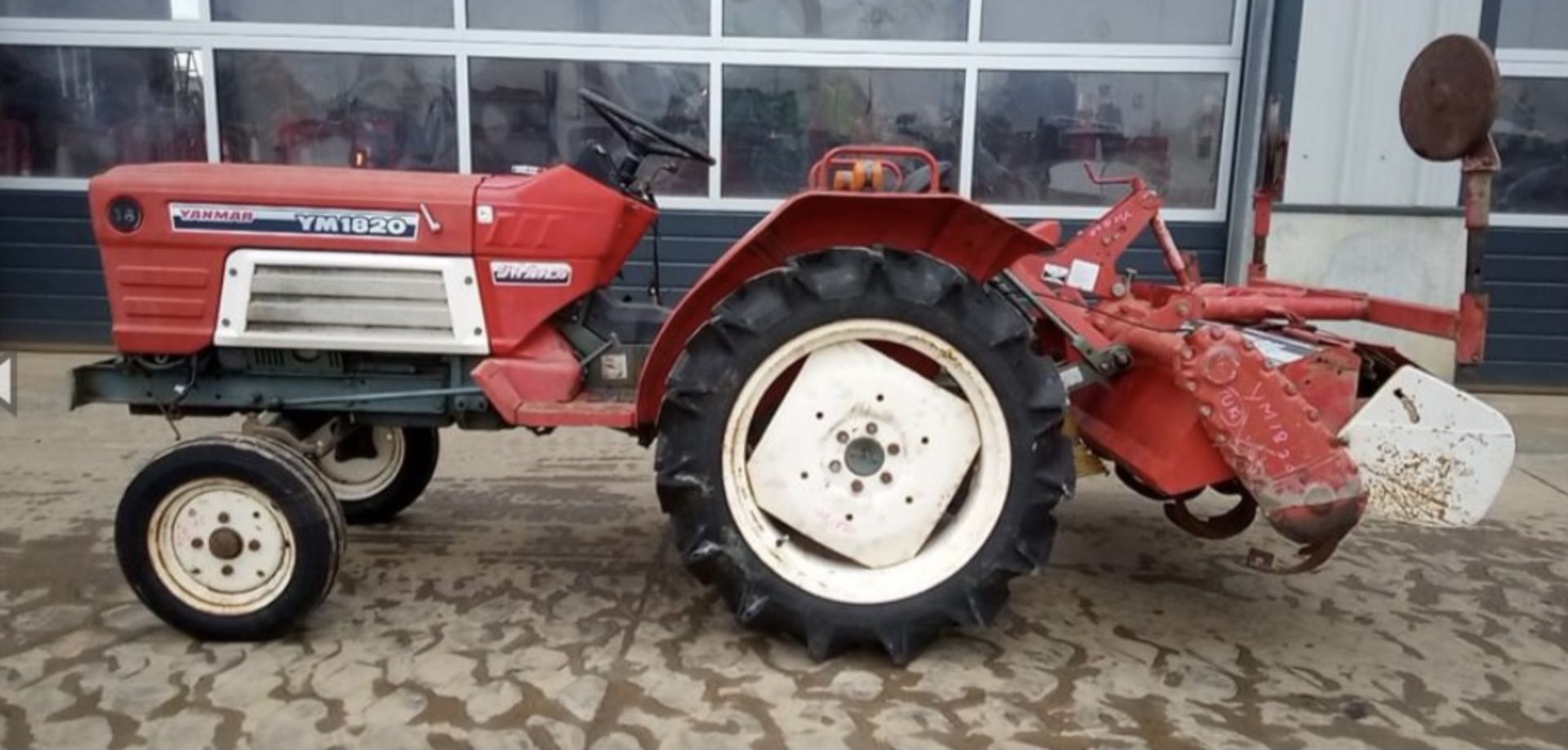 YANMAR YM1820 COMPACT TRACTOR & ROTOVATOR