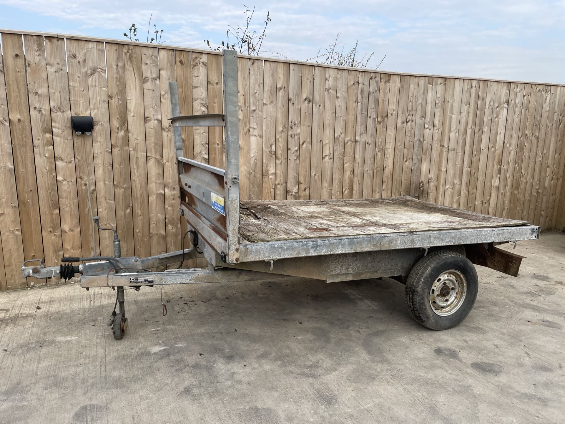 CONWAY TIPPING SINGLE AXLE TRAILER LOCATED IN NORTH YORKSHIRE.