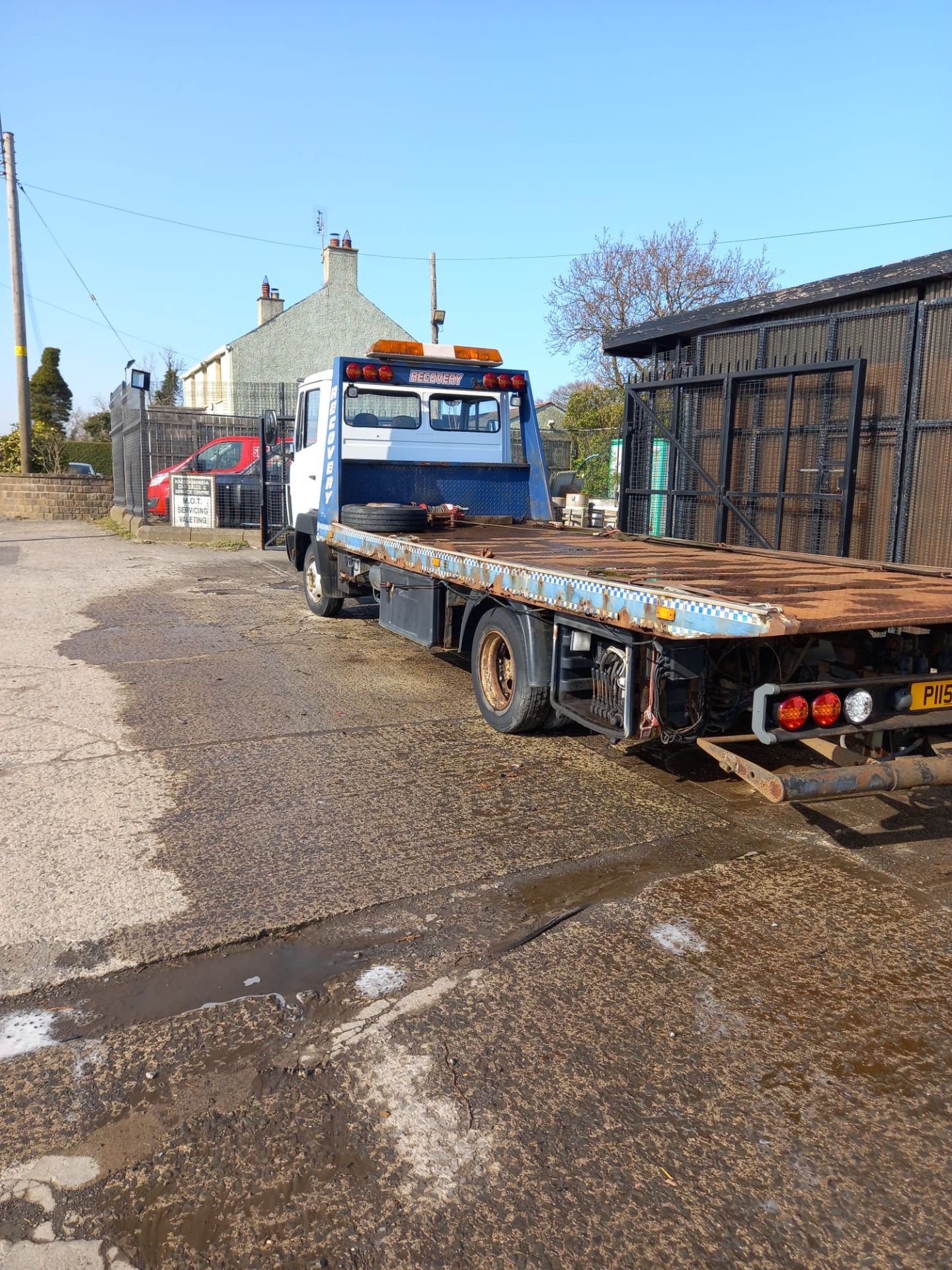 1997 MERCEDES LK900 RECOVERY TRUCK - Image 7 of 11