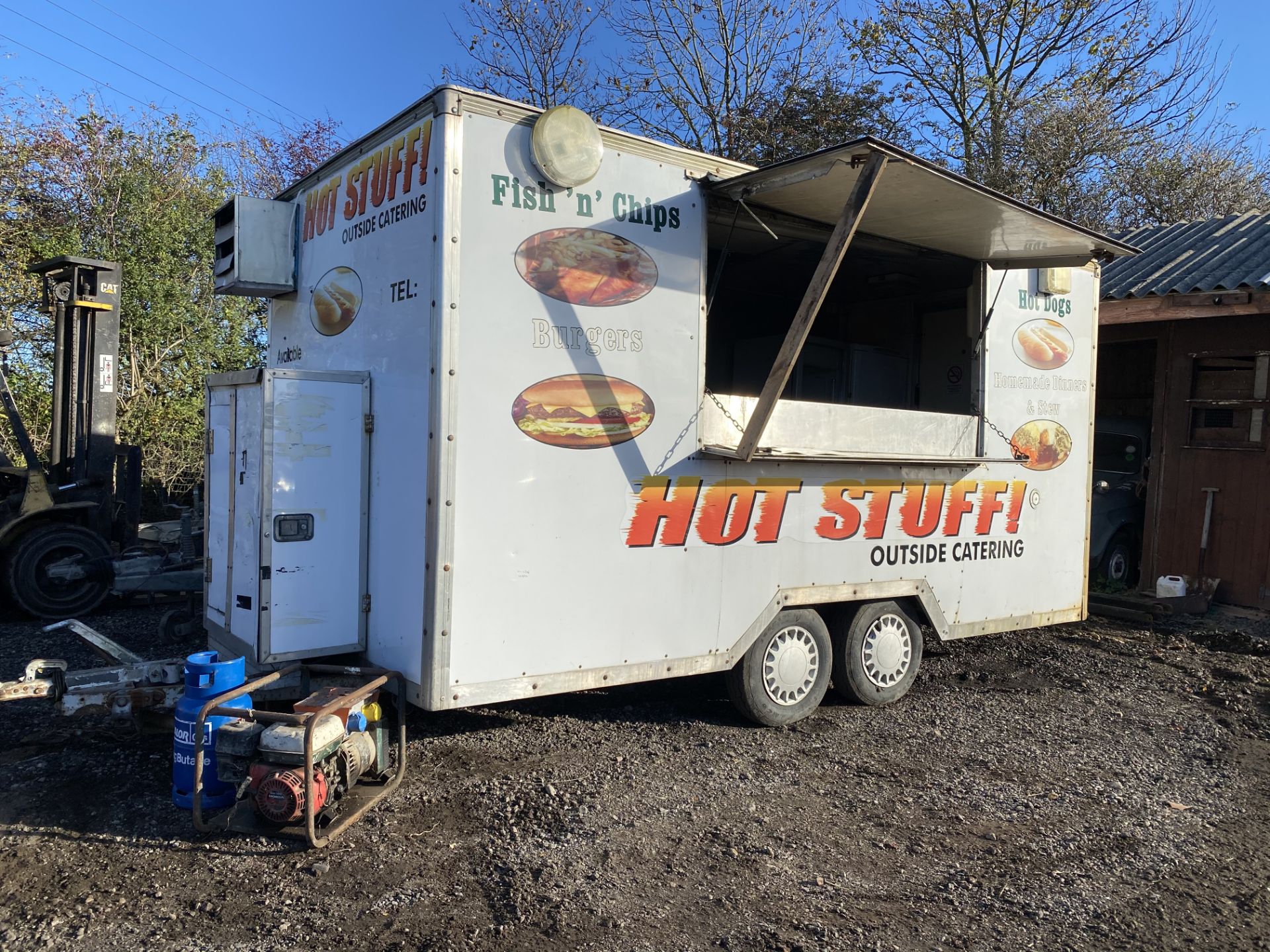 CATERING BOX TRAILER TWIN AXLE