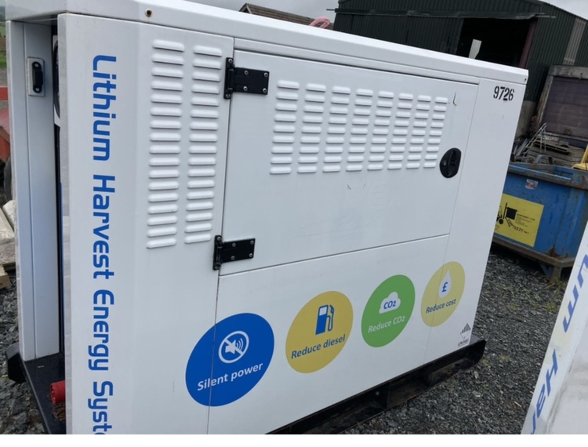 LITHIUN HARVEST ENERGY SYSTEM GENERATOR POWER STORE.LOCATION NORTHERN IRELAND.