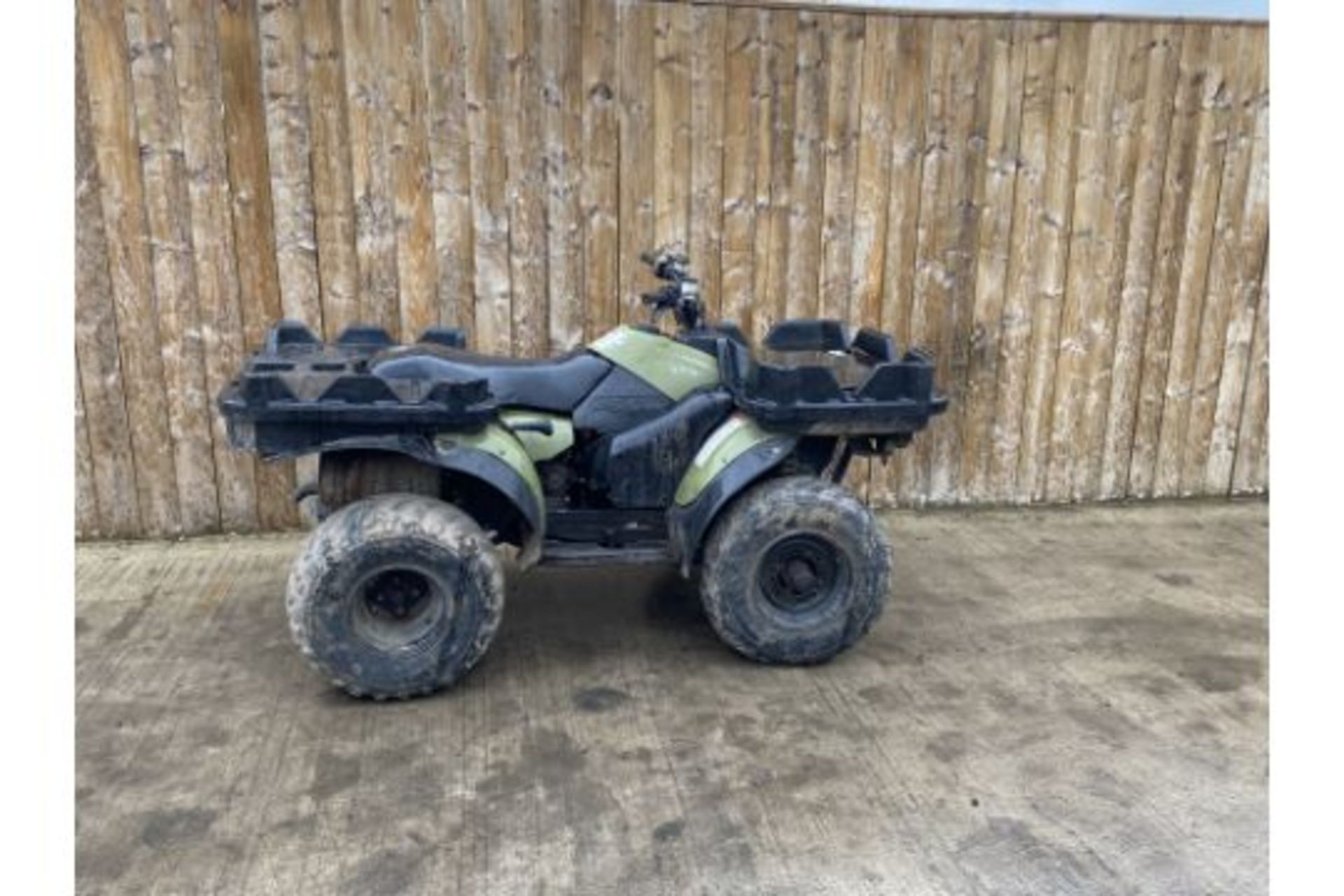 POLARIS D-BAT DIESEL FARM QUAD 4X4 ATV LOCATION NORTH YORKSHIRE.