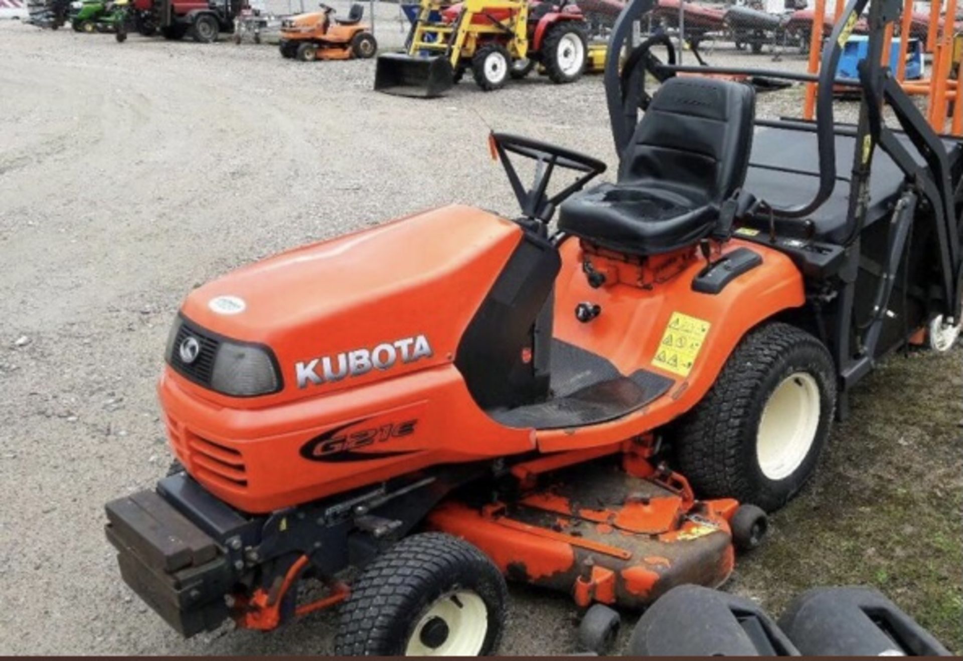 KUBOTA HIGH TIP G21-E DIESEL RIDE ON MOWER LOCATION NORTHERN IRELAND.