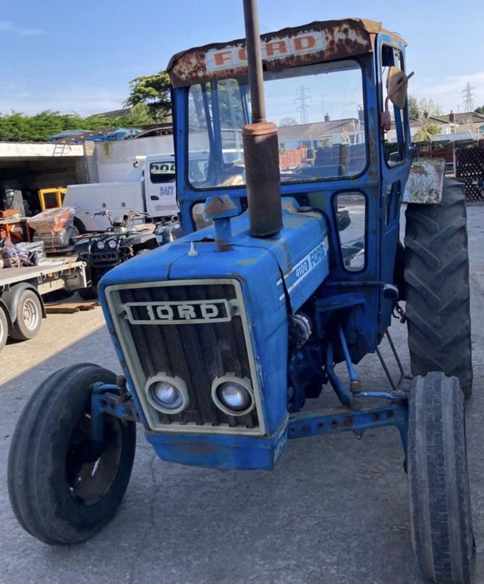 FORD 4100 TRACTOR LOCATION NORTHERN IRELAND. - Image 4 of 5