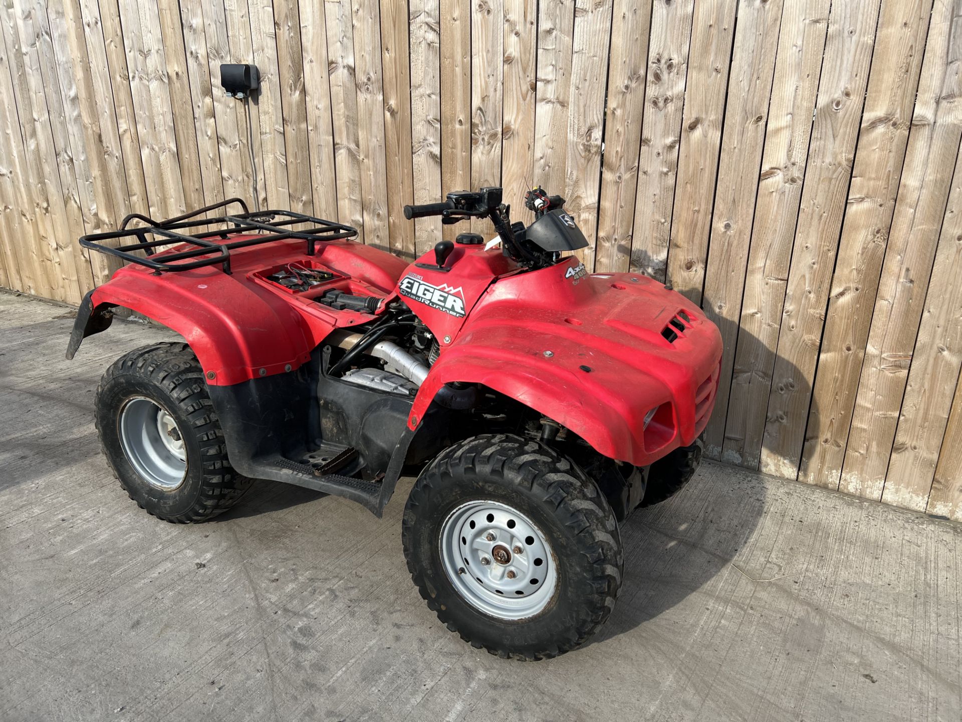 SUZUKI EIGER 400CC 4X4 FARM QUAD ATV - Image 4 of 5