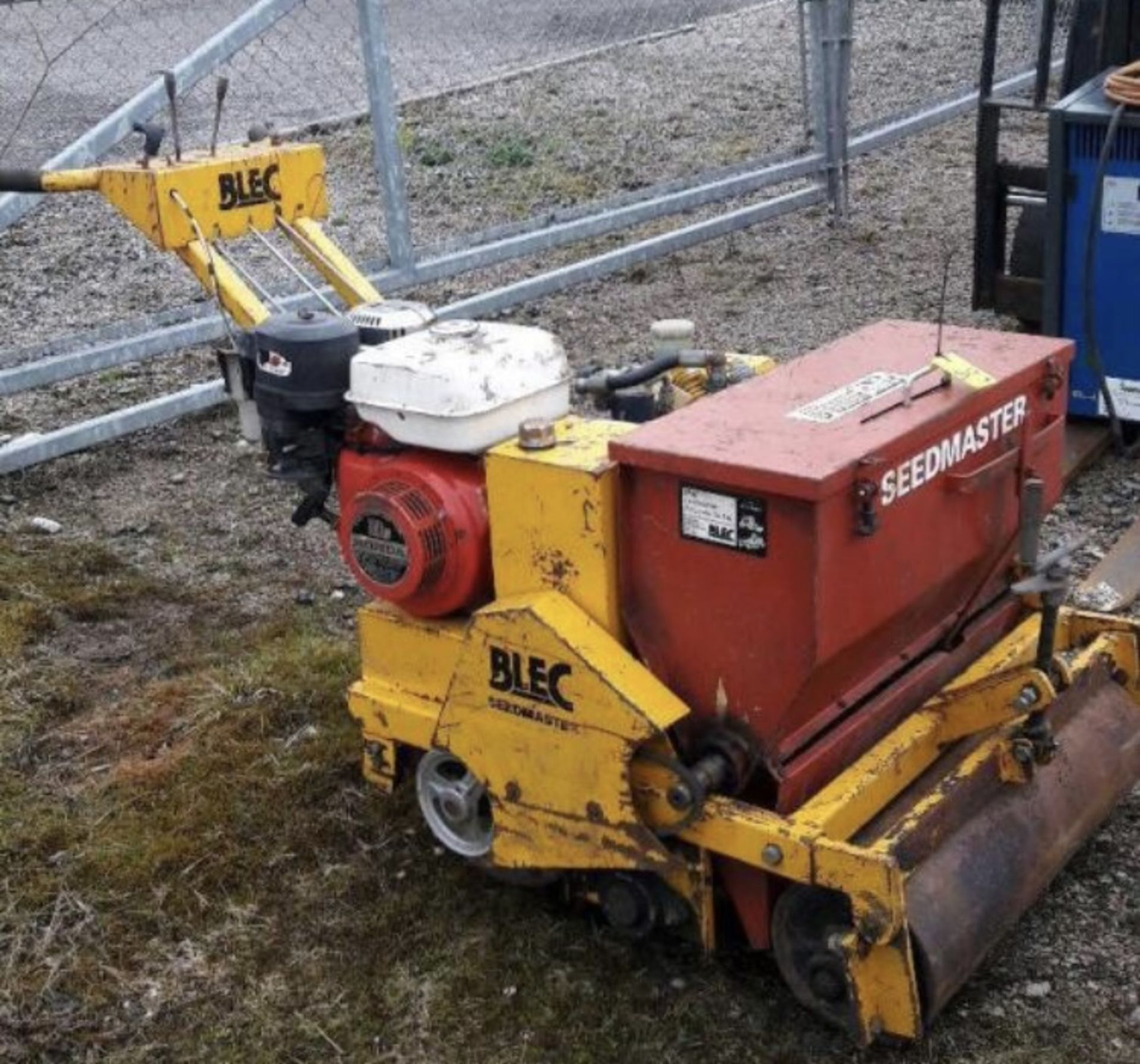 BLEC SEEDER HONDA PETROL ENGINE WITH COMACTION PLATE.LOCATION NORTHERN IRELAND.