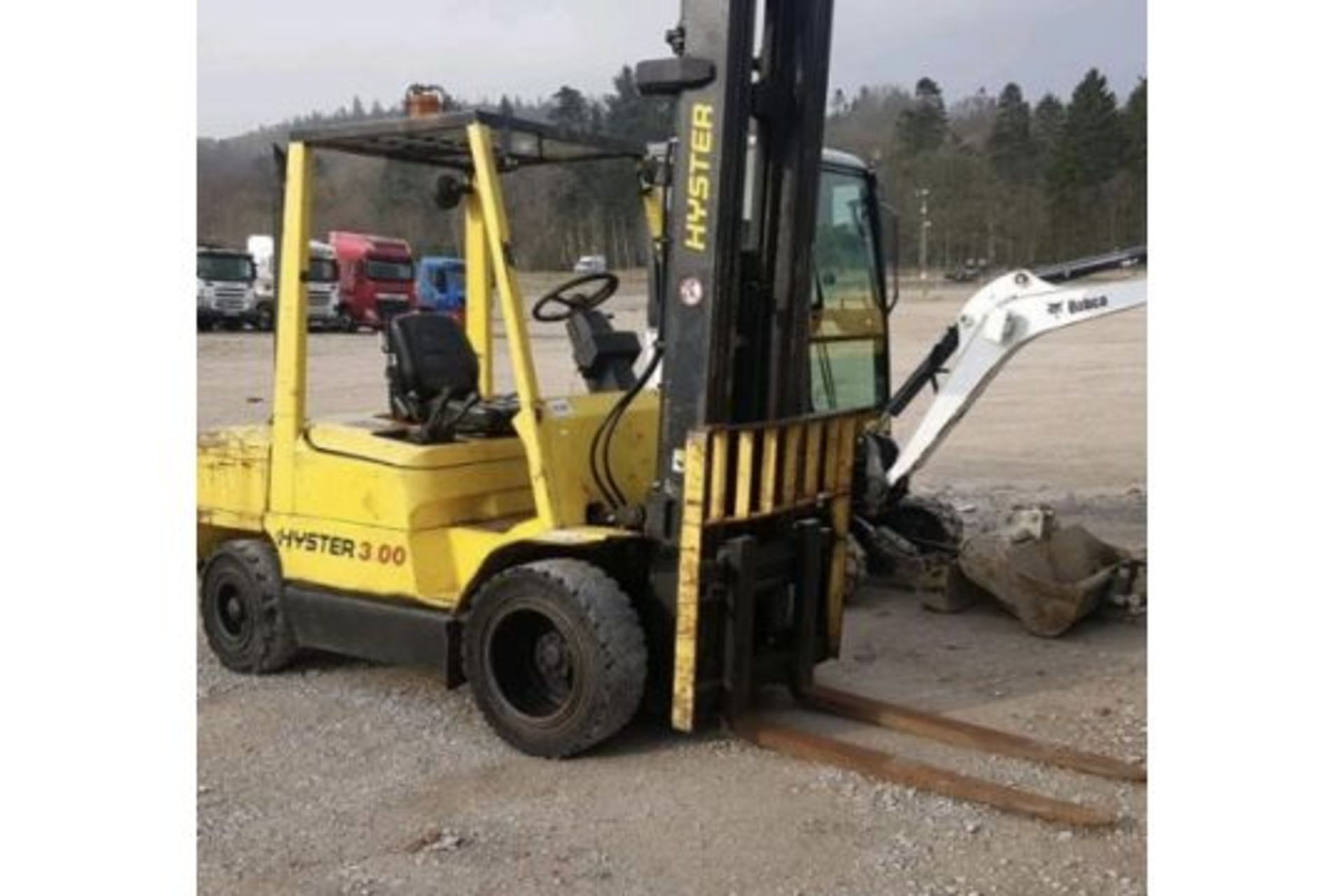 HYSTER MODEL 3.00 DIESEL FORKLIFT