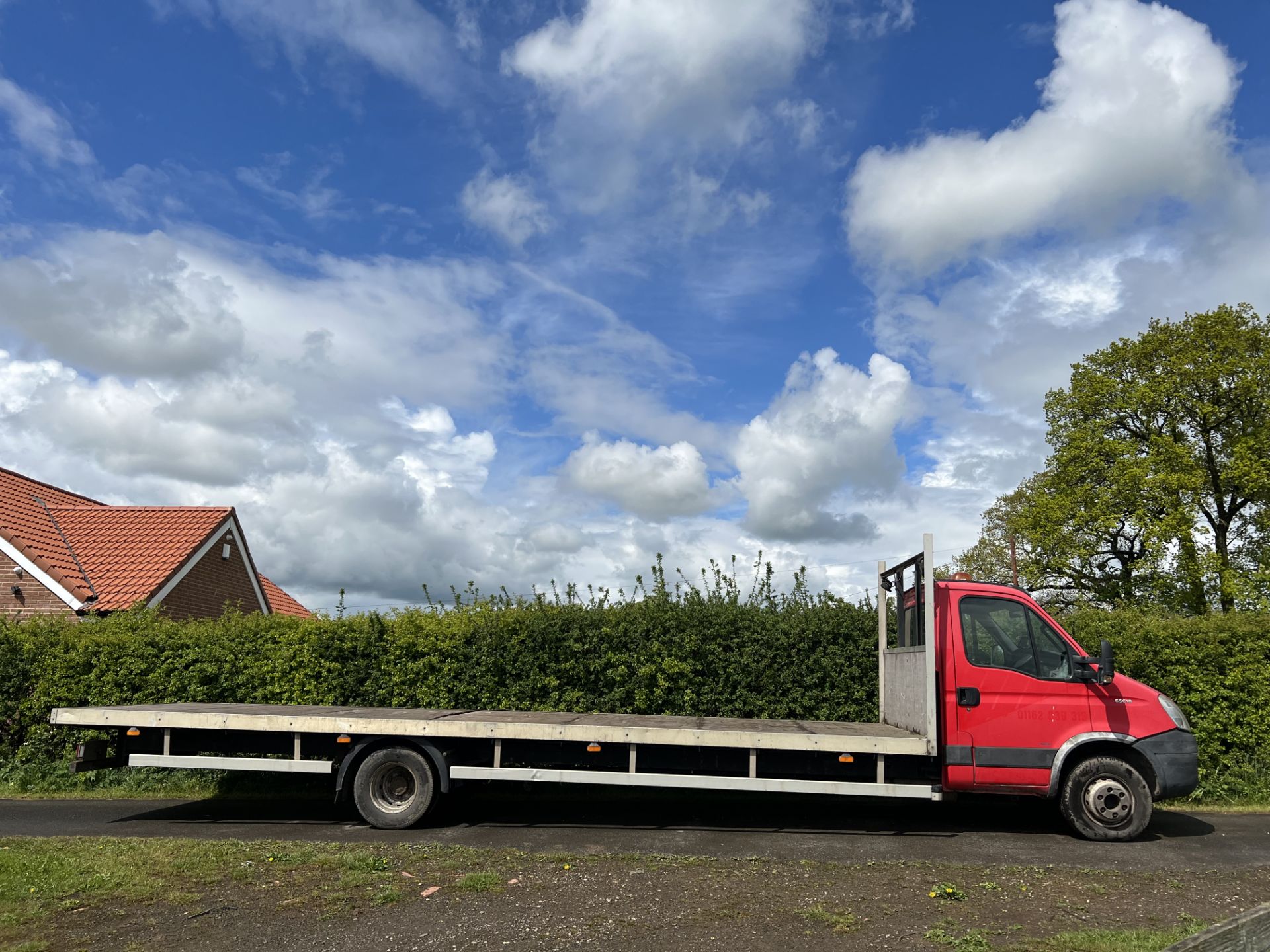 2008 IVECO DAILY 65C18 8M FLAT BED PICK UP TRUCK STARTS RUNS & DRIVES  8M FLATBED ALUMINIUM BODY