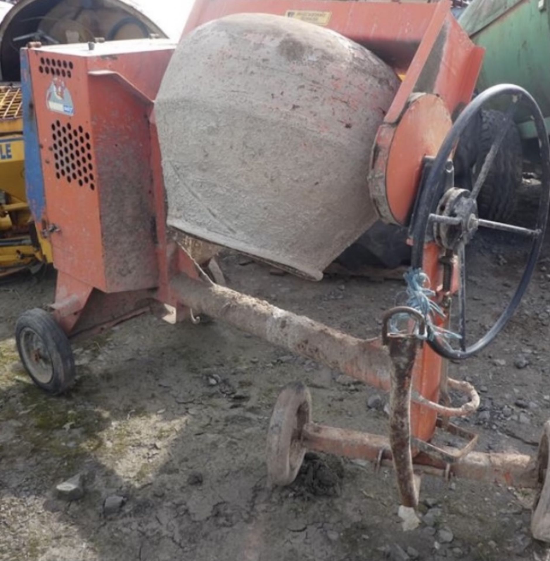 BELLE DIESEL CEMENT MIXER LOCATION NORTHERN IRELAND.