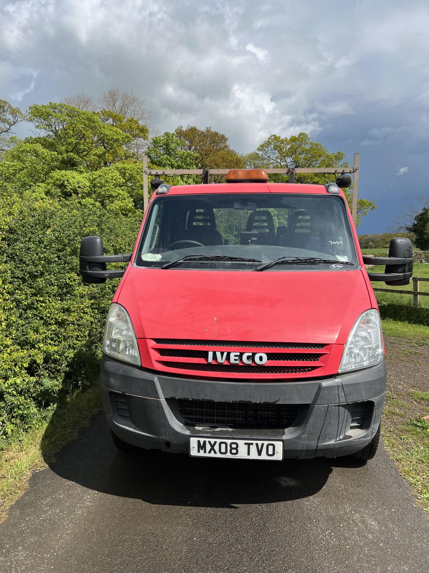 2008 IVECO DAILY 65C18 8M FLAT BED PICK UP TRUCK STARTS RUNS & DRIVES  8M FLATBED ALUMINIUM BODY - Image 4 of 5