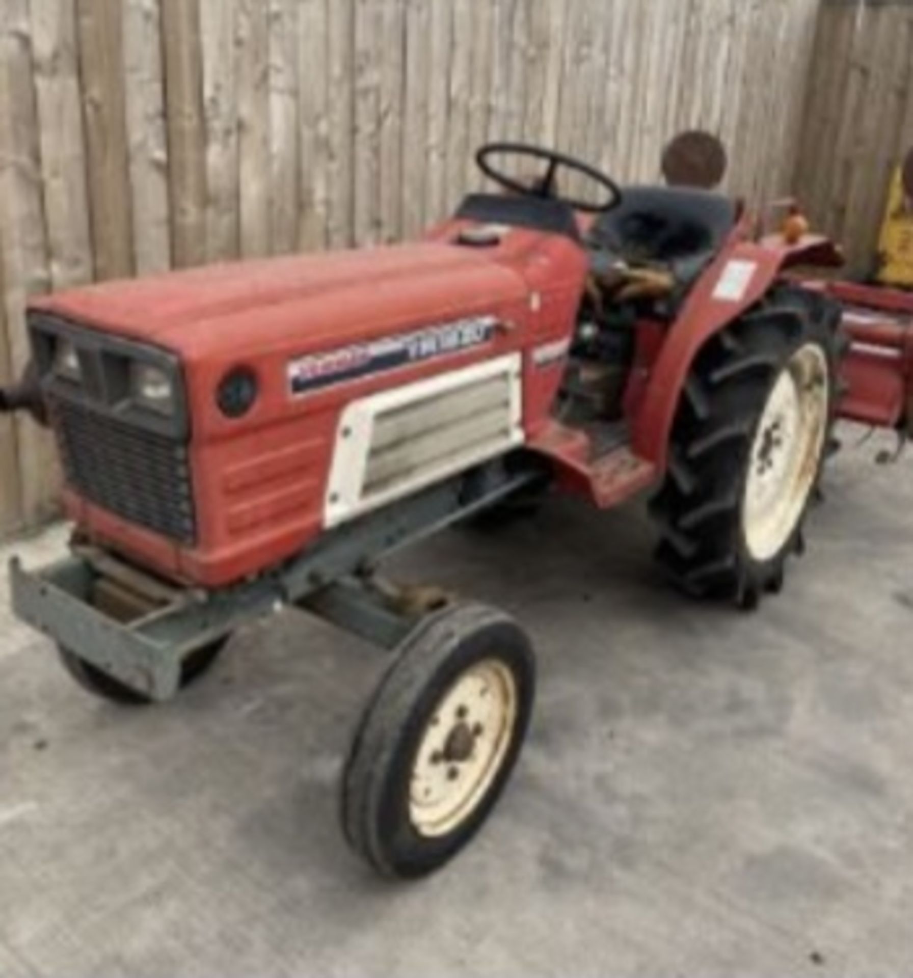 YANMAR YM1280 COMPACT TRACTOR & ROTOVATOR ATTACHMENT  HOURS: 829 3 CYLINDER YANMAR DIESEL ENGINE
