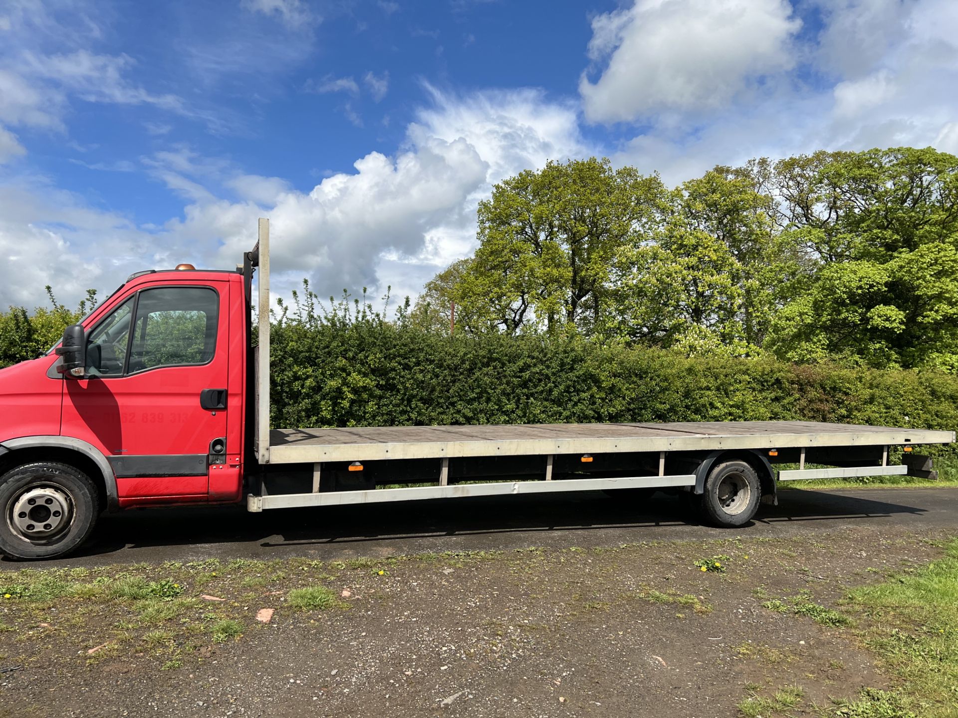 2008 IVECO DAILY 65C18 8M FLAT BED PICK UP TRUCK STARTS RUNS & DRIVES  8M FLATBED ALUMINIUM BODY - Image 2 of 5