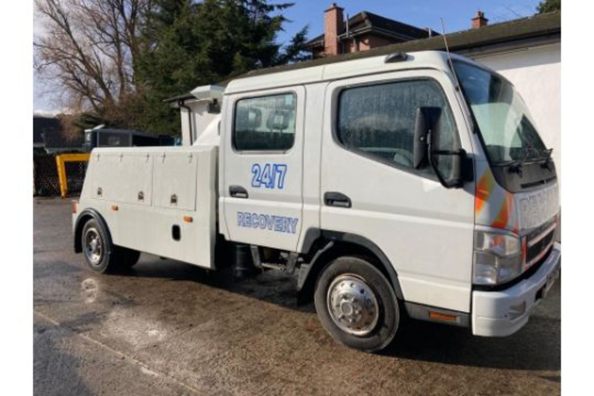 2008 MITSUBISHI FUSO CANTER 7C15d-39 LWB RECOVERY LORRY SPEC LIFT DFR: 24/09/08 ODO:73000 MILES.