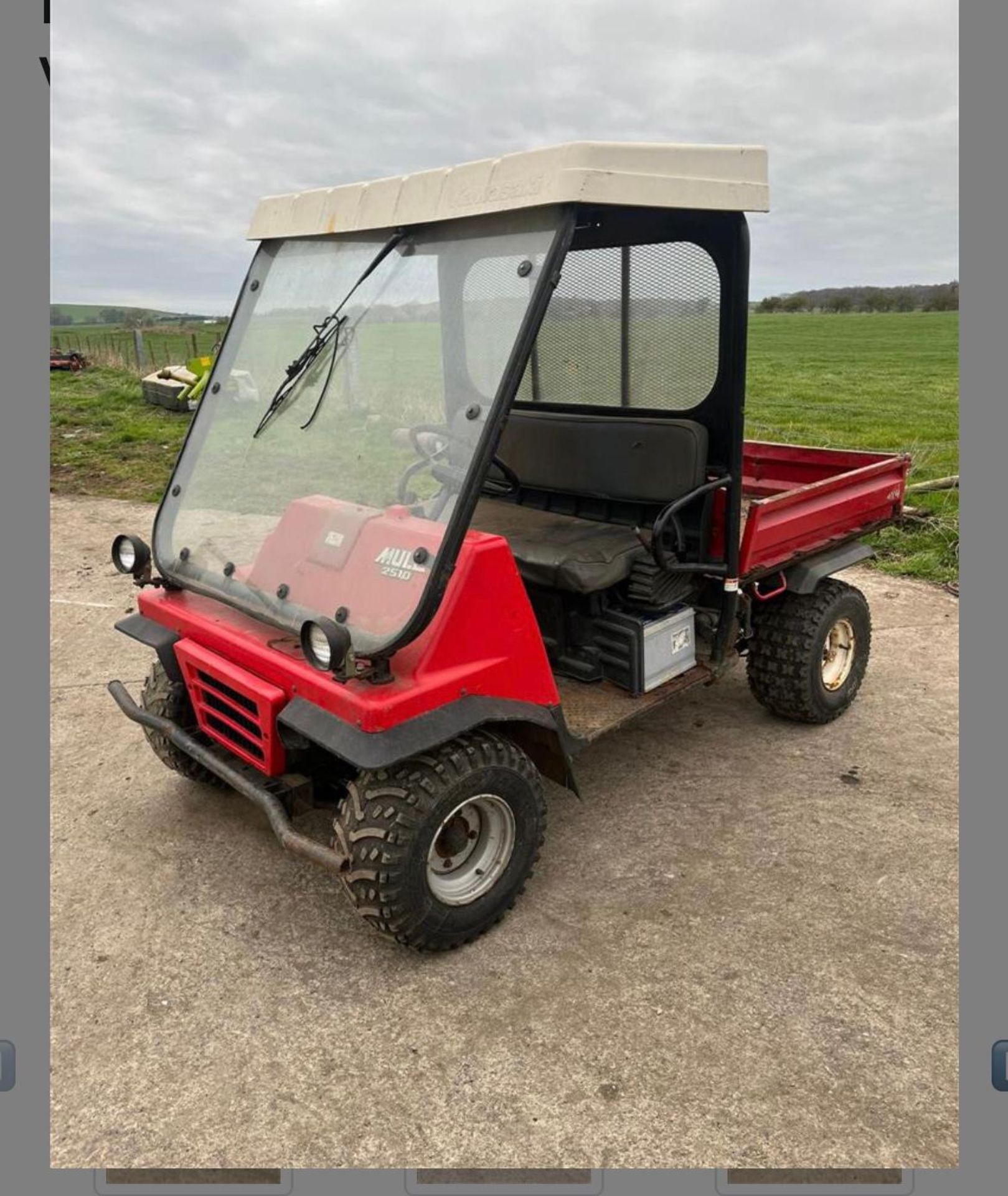 KAWASAKI MULE 2510 GATOR ATV 4X4 *LOCATION NORTH YORKSHIRE* - Image 2 of 2