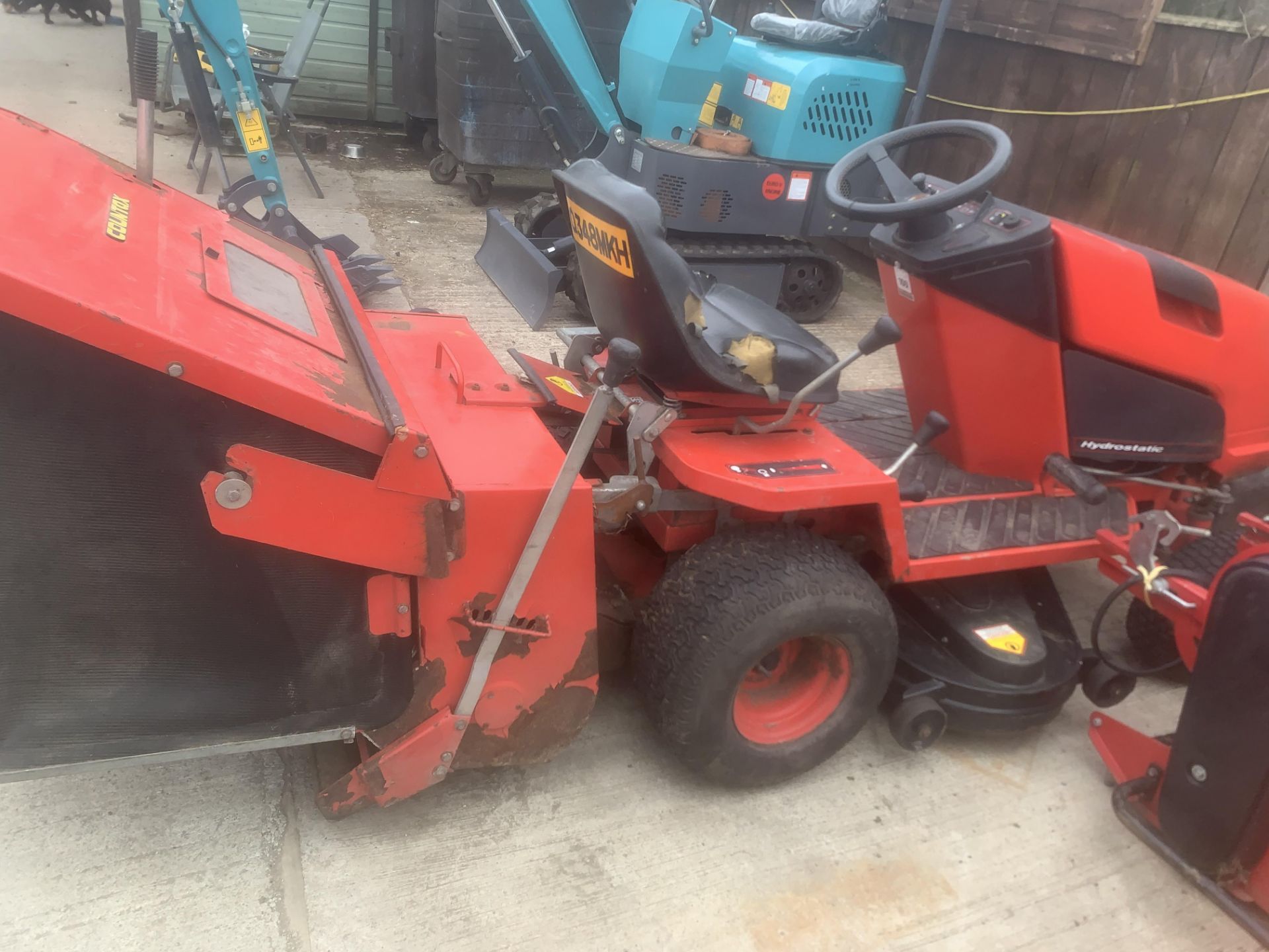 COUNTAX PETROL RIDE ON MOWER LOCATED IN NORTHERN IRELAND.