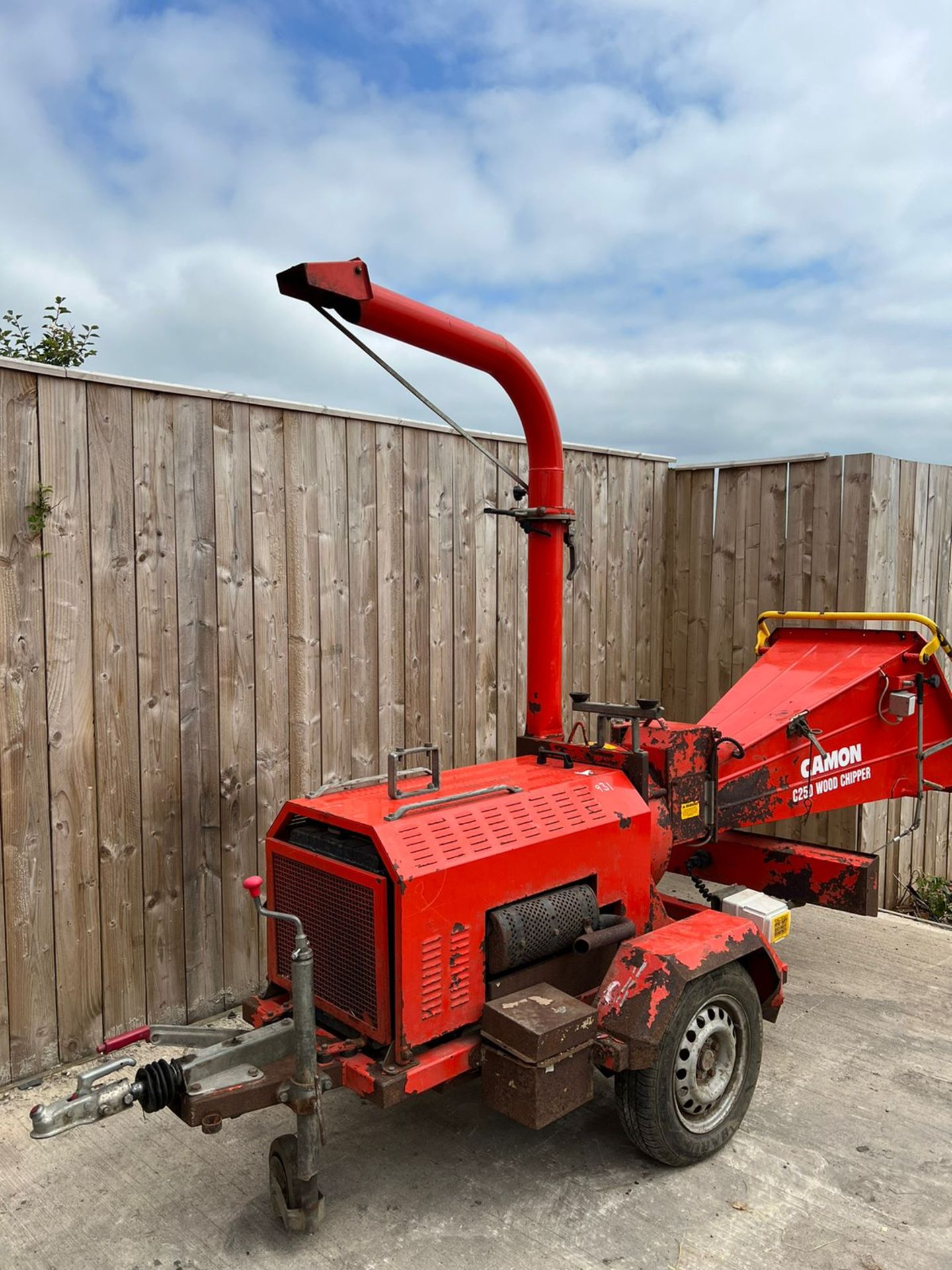 CAMON DIESEL WOOD CHIPPER LOCATION NORTH YORKSHIRE. - Image 12 of 12