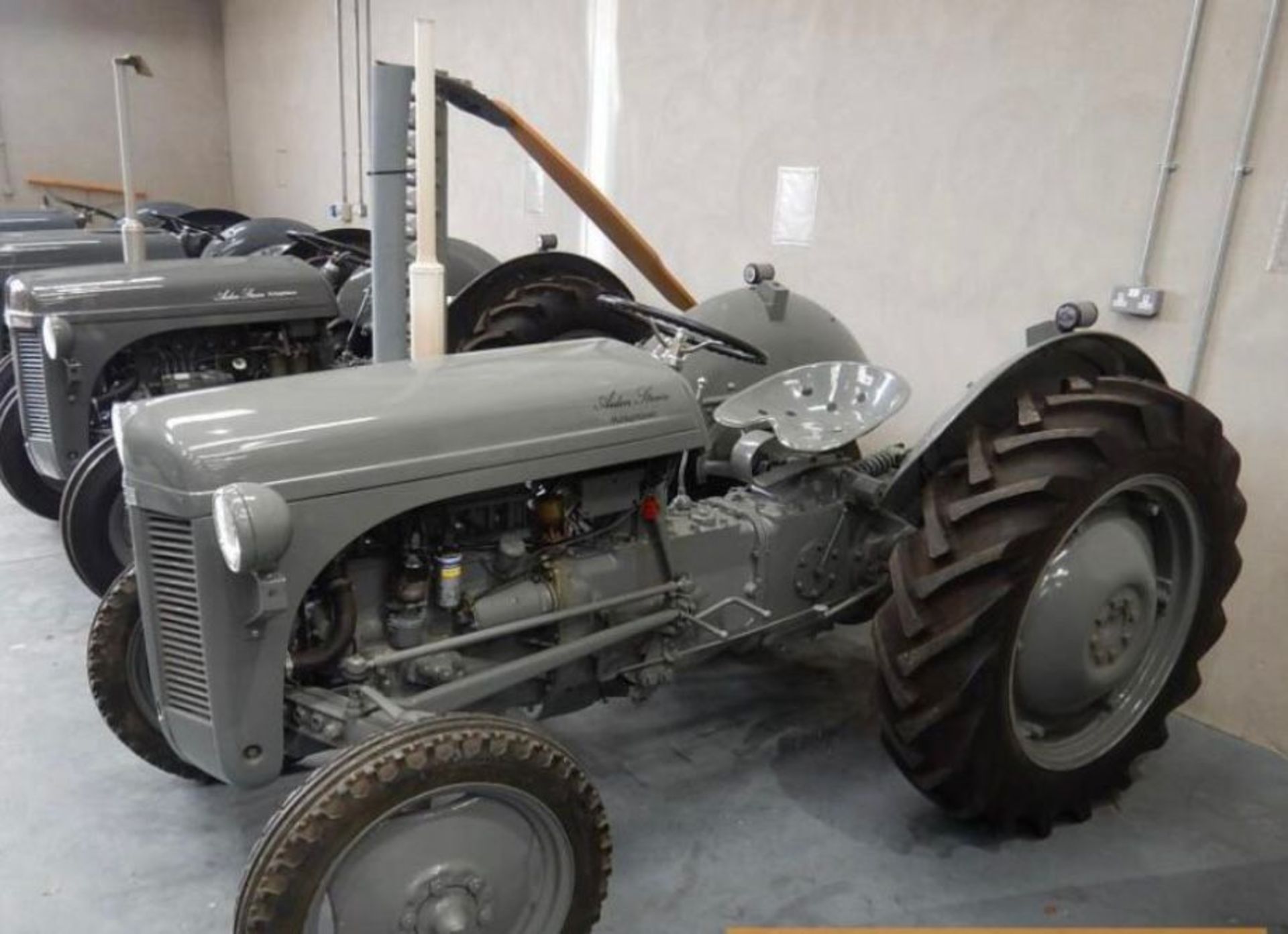 FERGUSON TEA-20 CYLINDER PETROL TRACTOR.FINGERBAR ATTACHMENT.LOCATION NORTH YORKSHIRE.