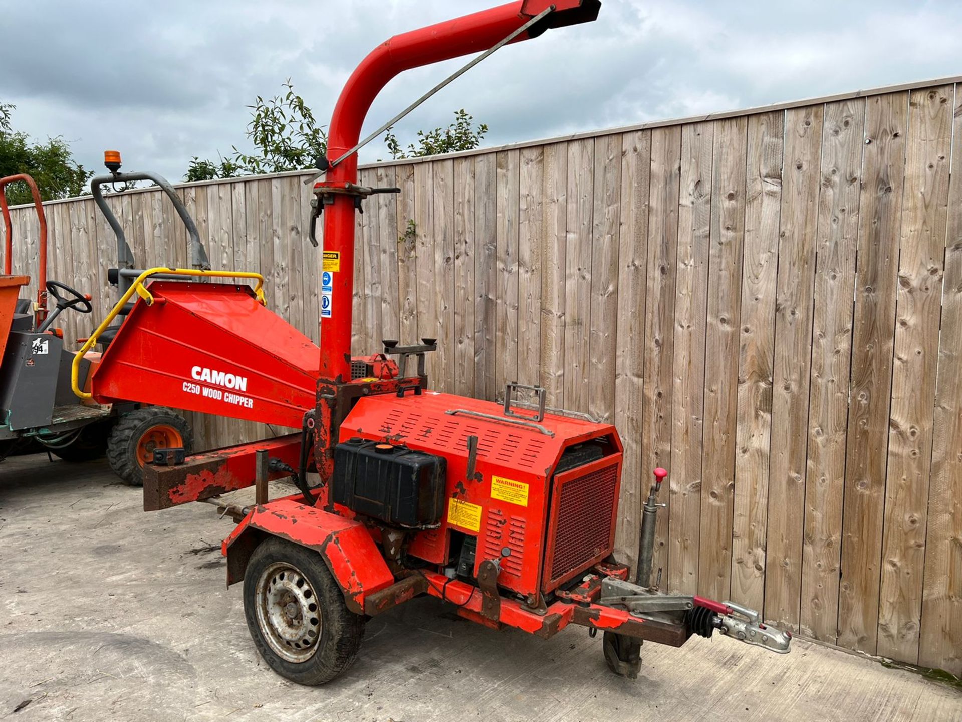 CAMON DIESEL WOOD CHIPPER LOCATION NORTH YORKSHIRE. - Image 9 of 12